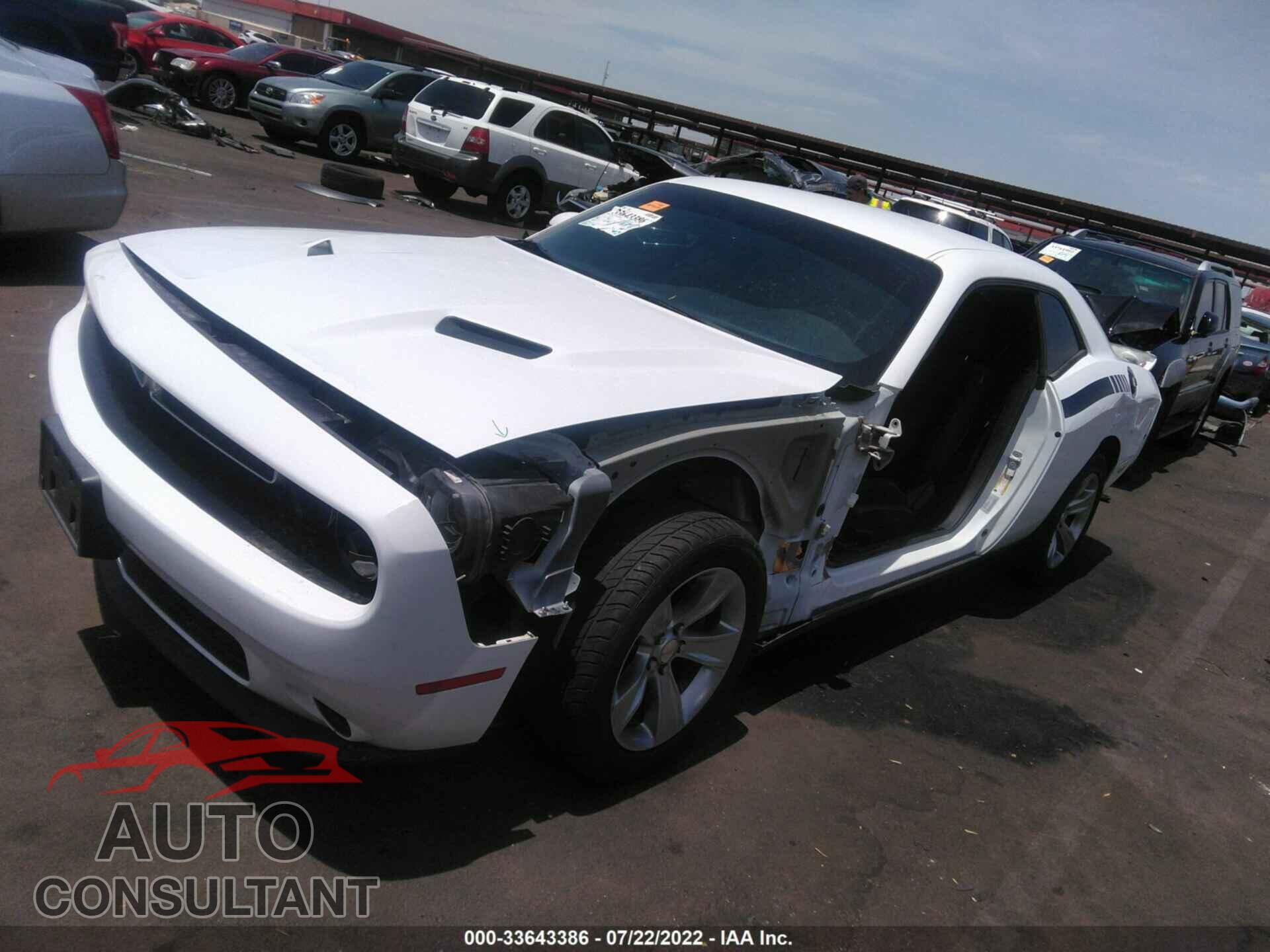 DODGE CHALLENGER 2016 - 2C3CDZAG2GH344859