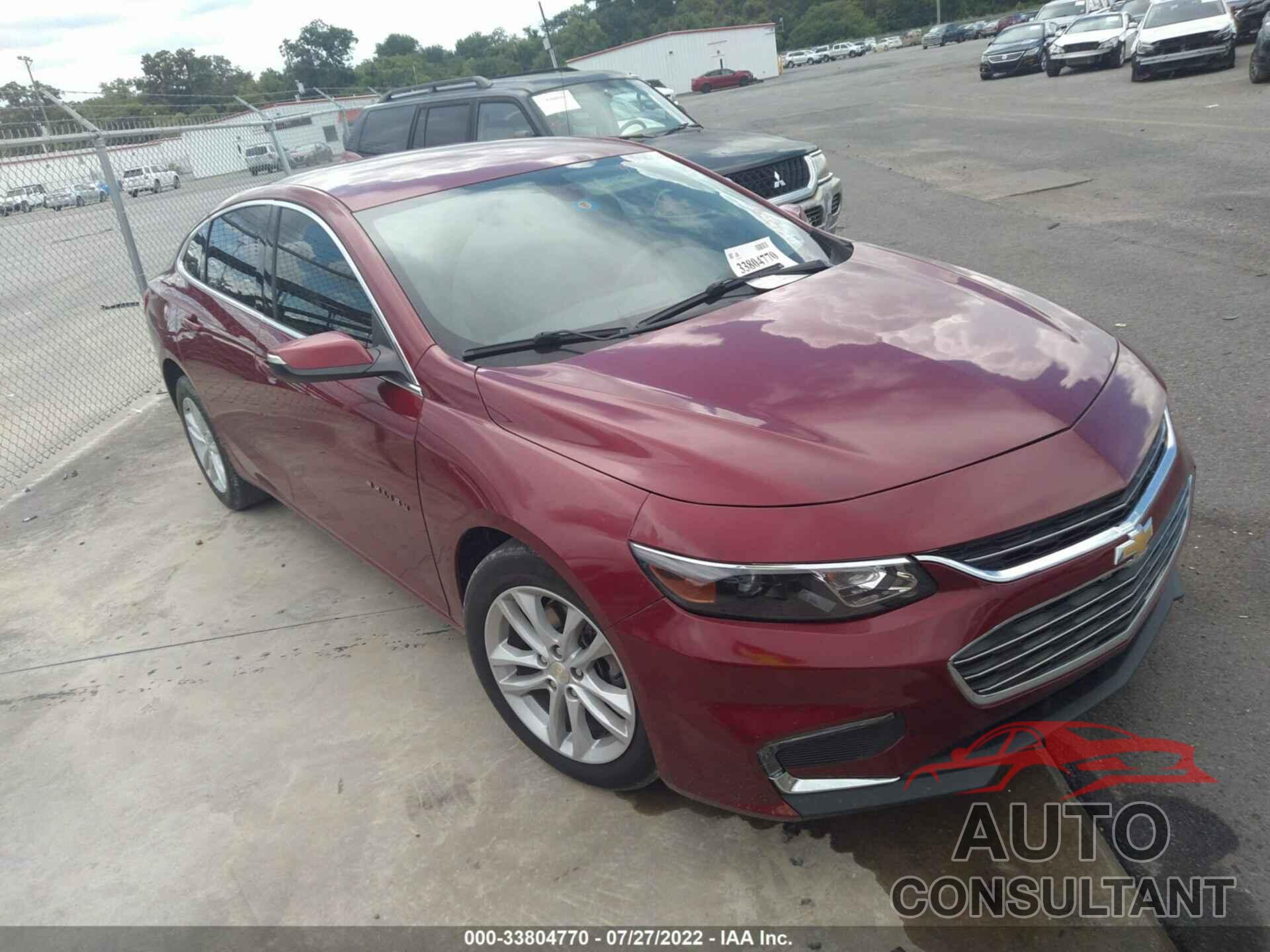 CHEVROLET MALIBU 2017 - 1G1ZE5ST5HF142407