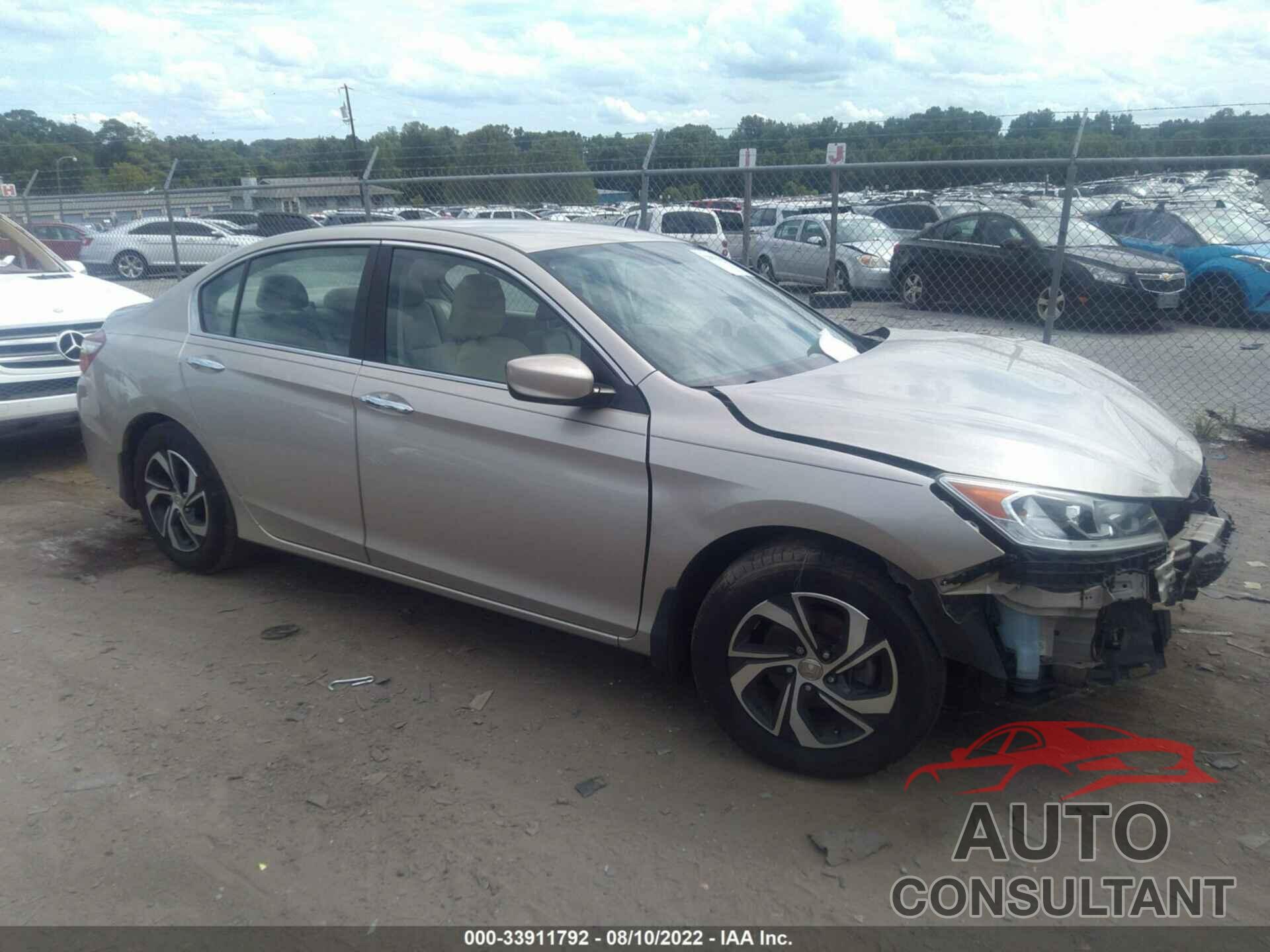 HONDA ACCORD SEDAN 2016 - 1HGCR2F33GA106240