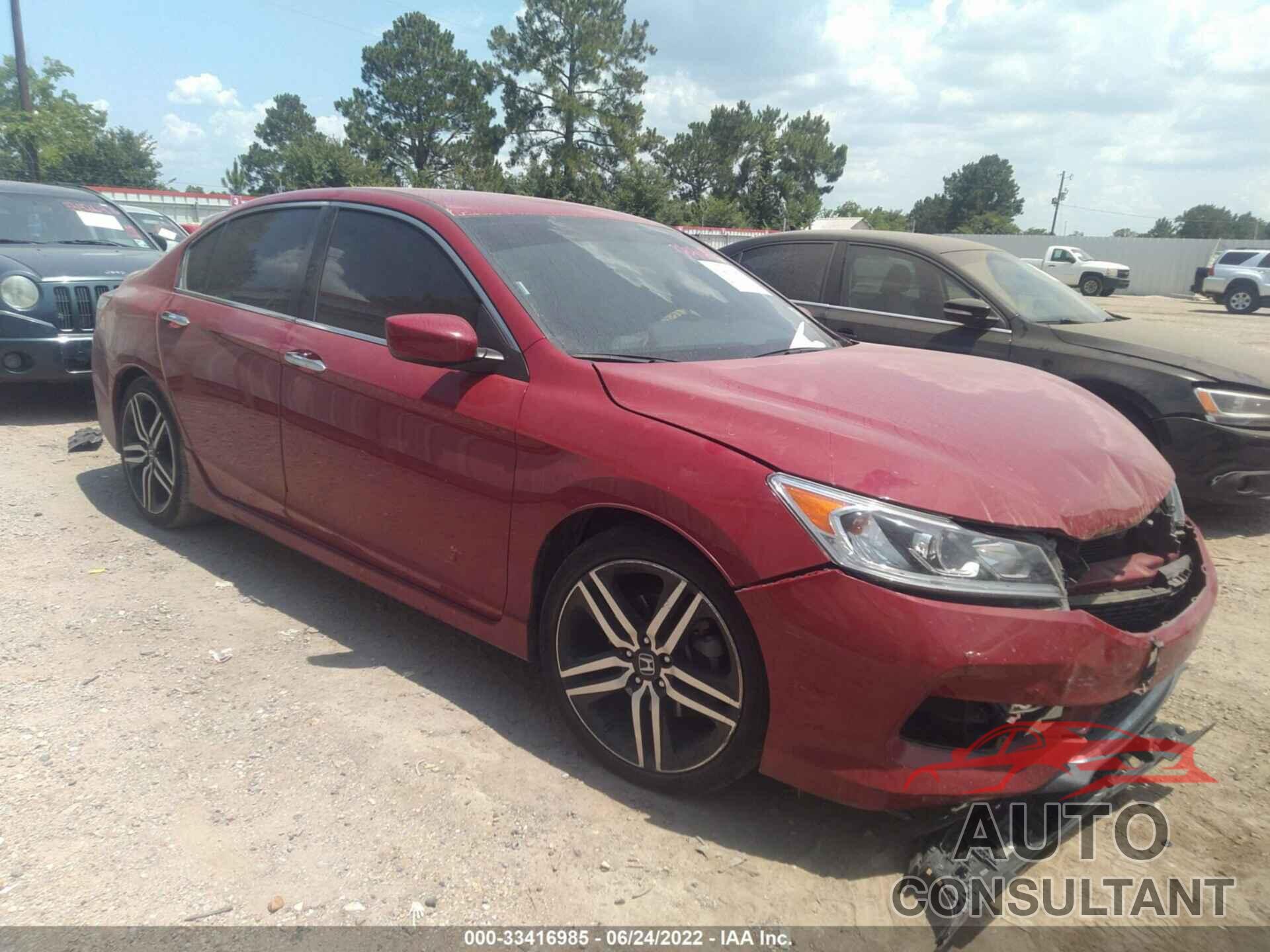 HONDA ACCORD SEDAN 2017 - 1HGCR2F12HA231360