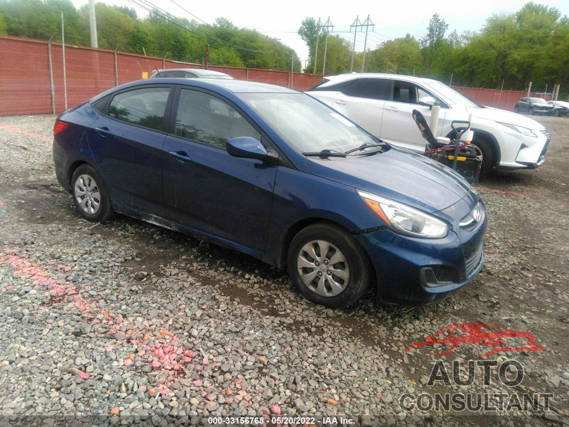 HYUNDAI ACCENT 2016 - KMHCT4AEXGU990028