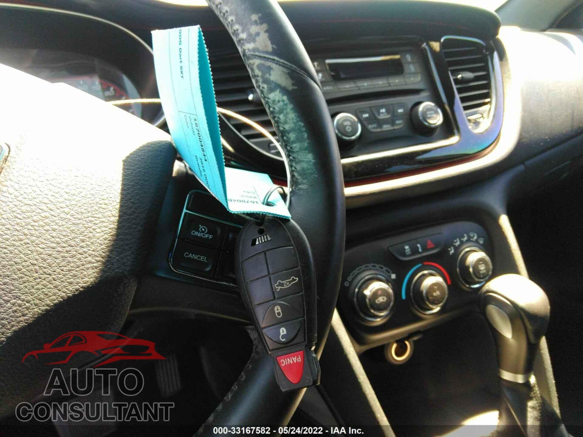 DODGE DART 2016 - 1C3CDFBB0GD690553