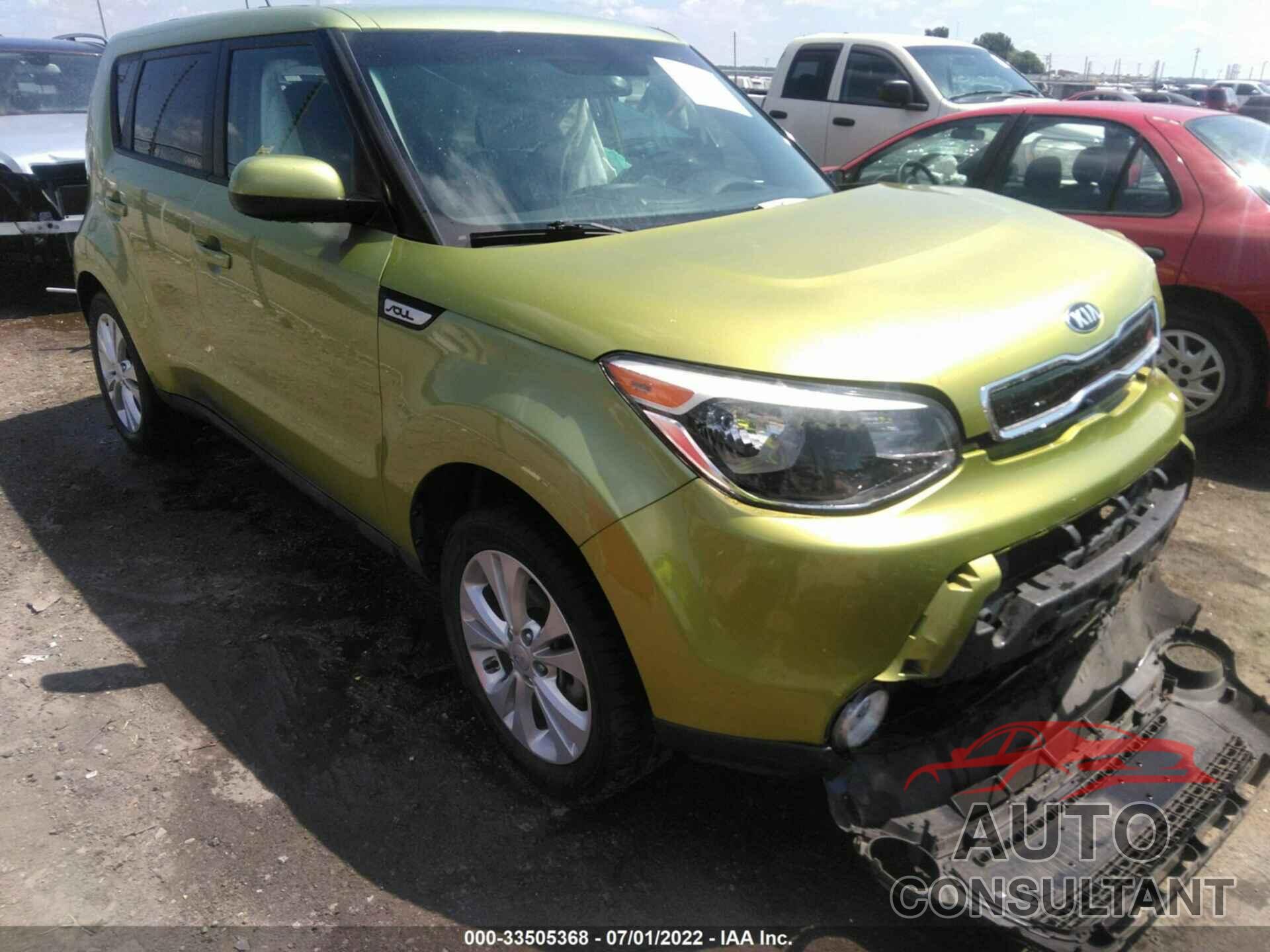 KIA SOUL 2016 - KNDJP3A57G7856327