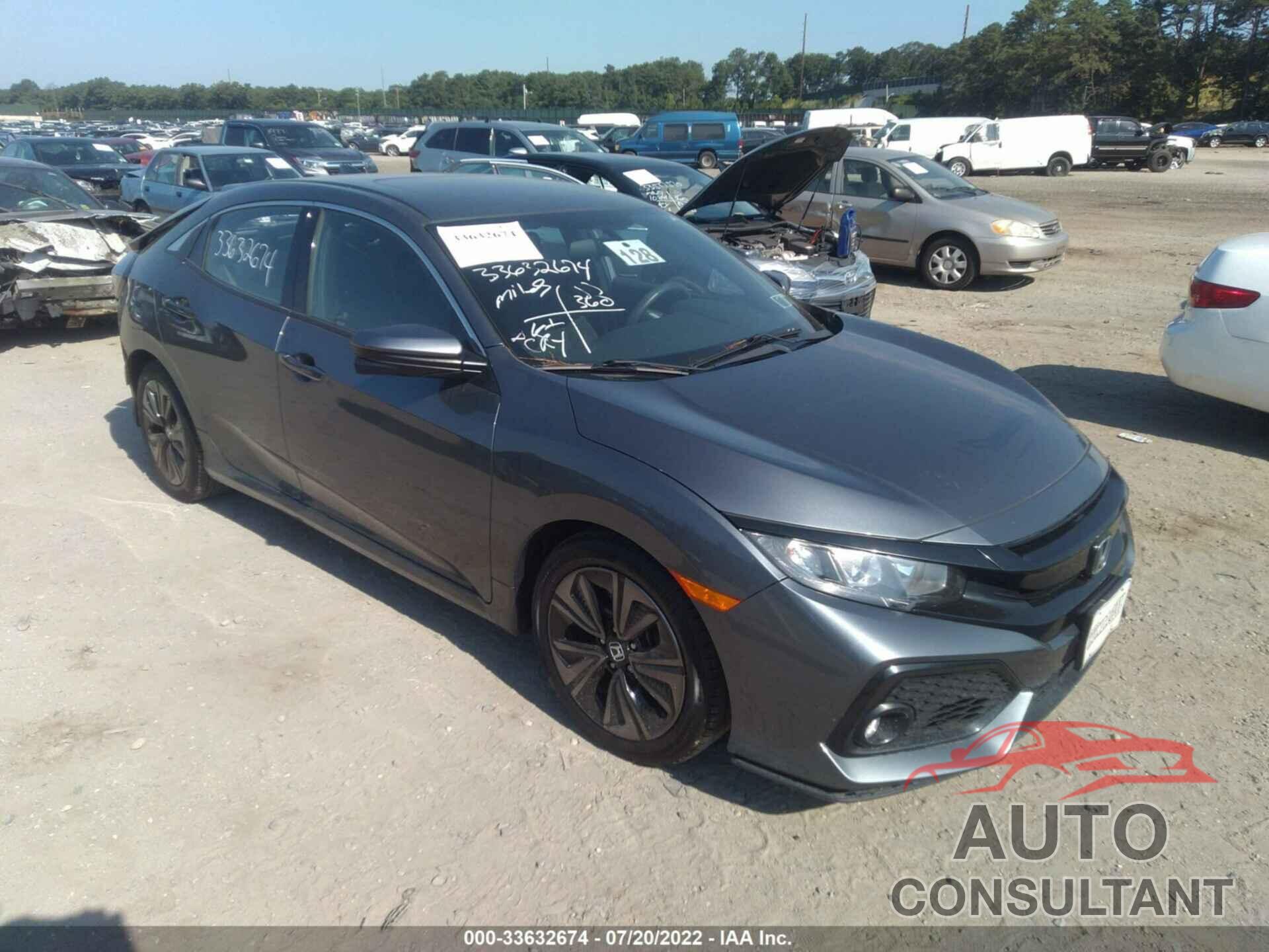 HONDA CIVIC HATCHBACK 2018 - SHHFK7H54JU400853