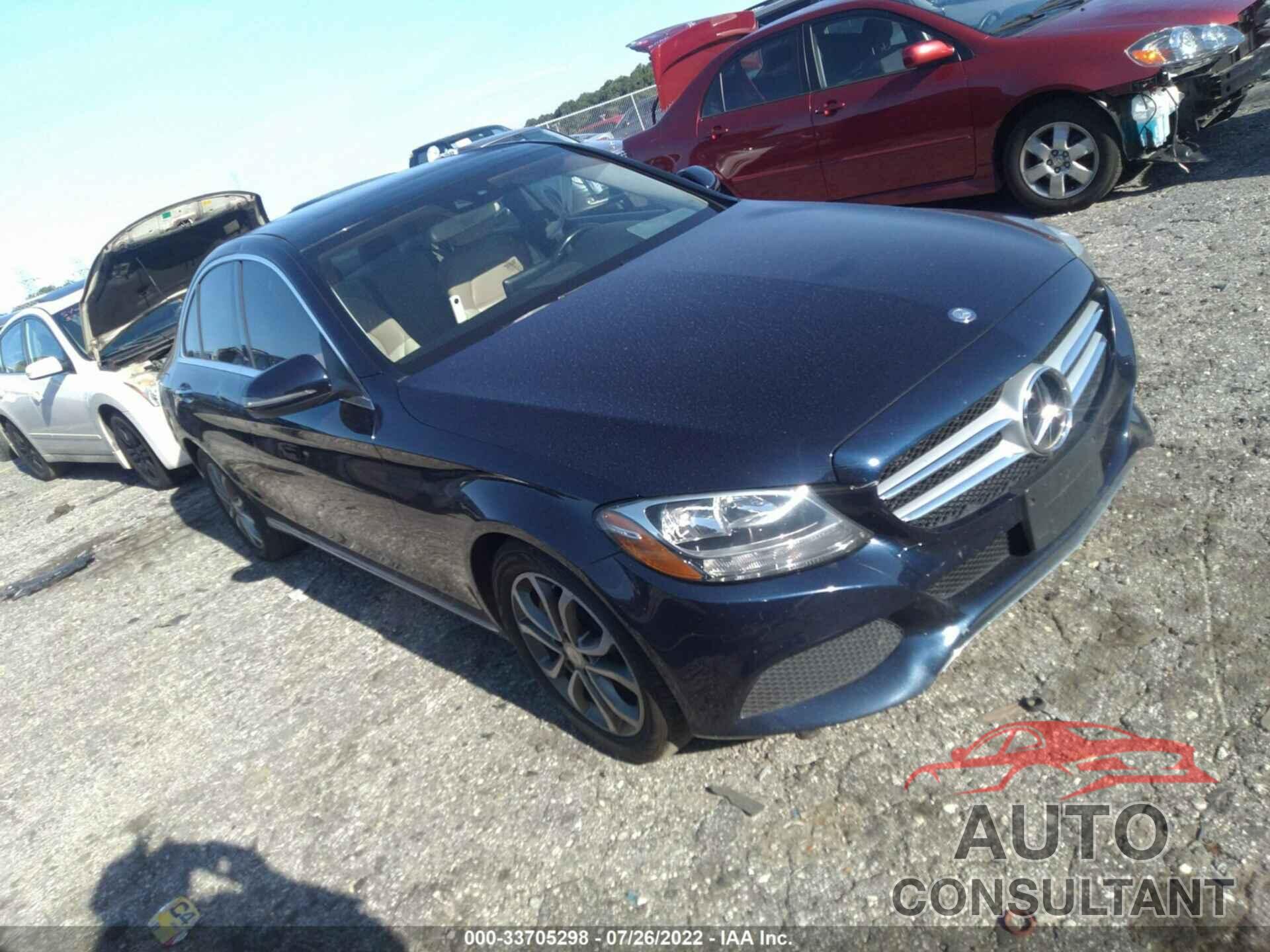 MERCEDES-BENZ C-CLASS 2016 - WDDWF4KB1GR146207