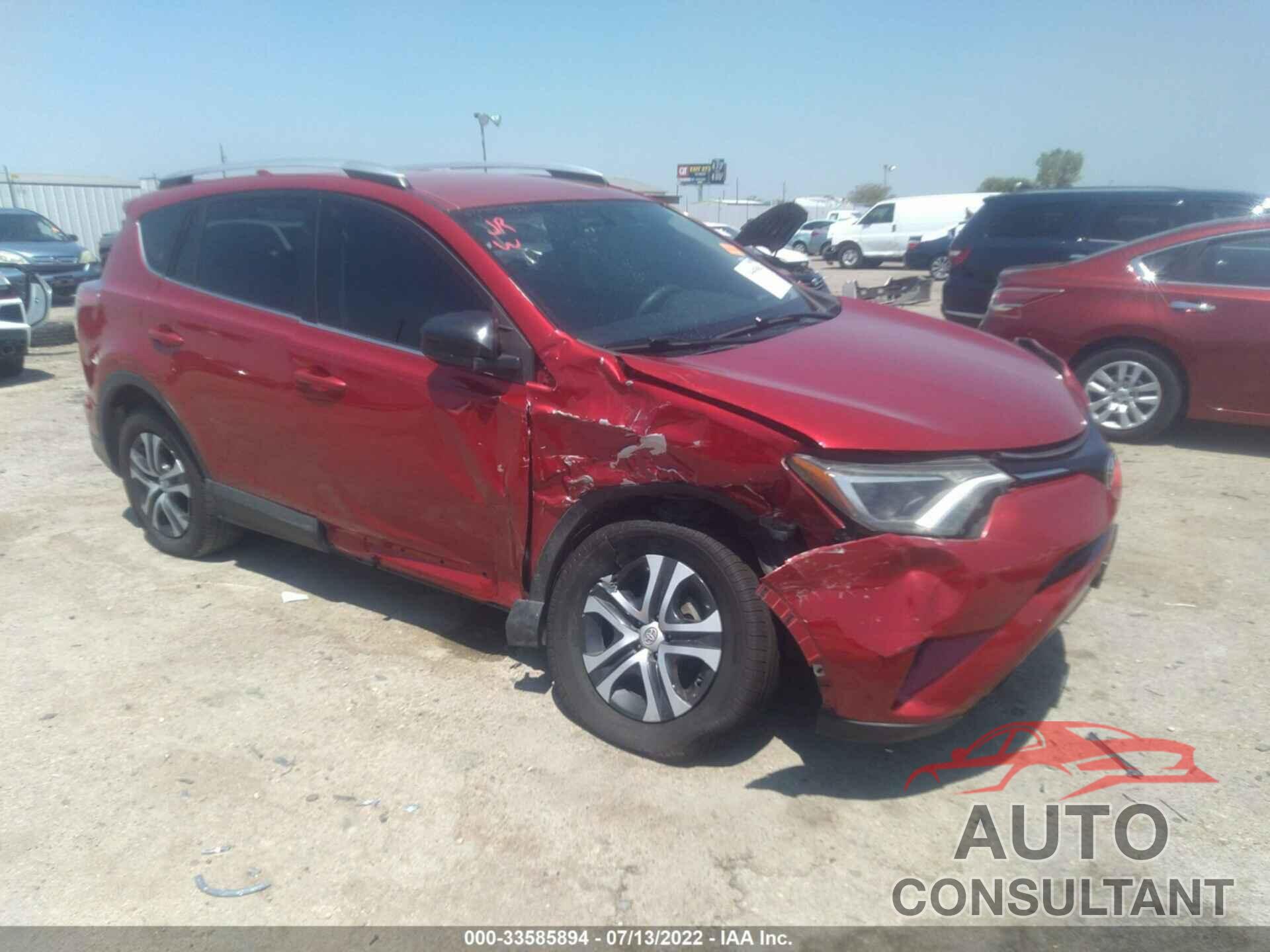 TOYOTA RAV4 2016 - 2T3ZFREVXGW250558