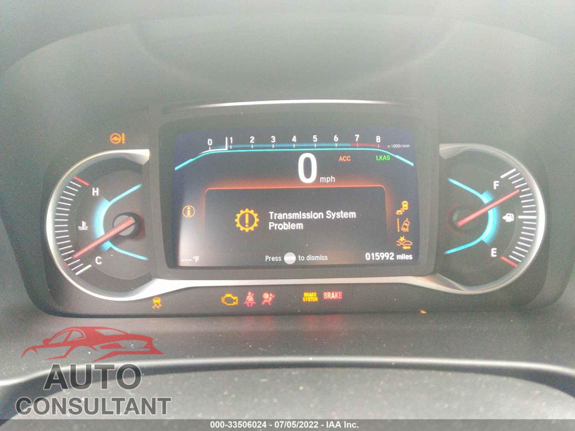 HONDA PILOT 2021 - 5FNYF6H55MB075675