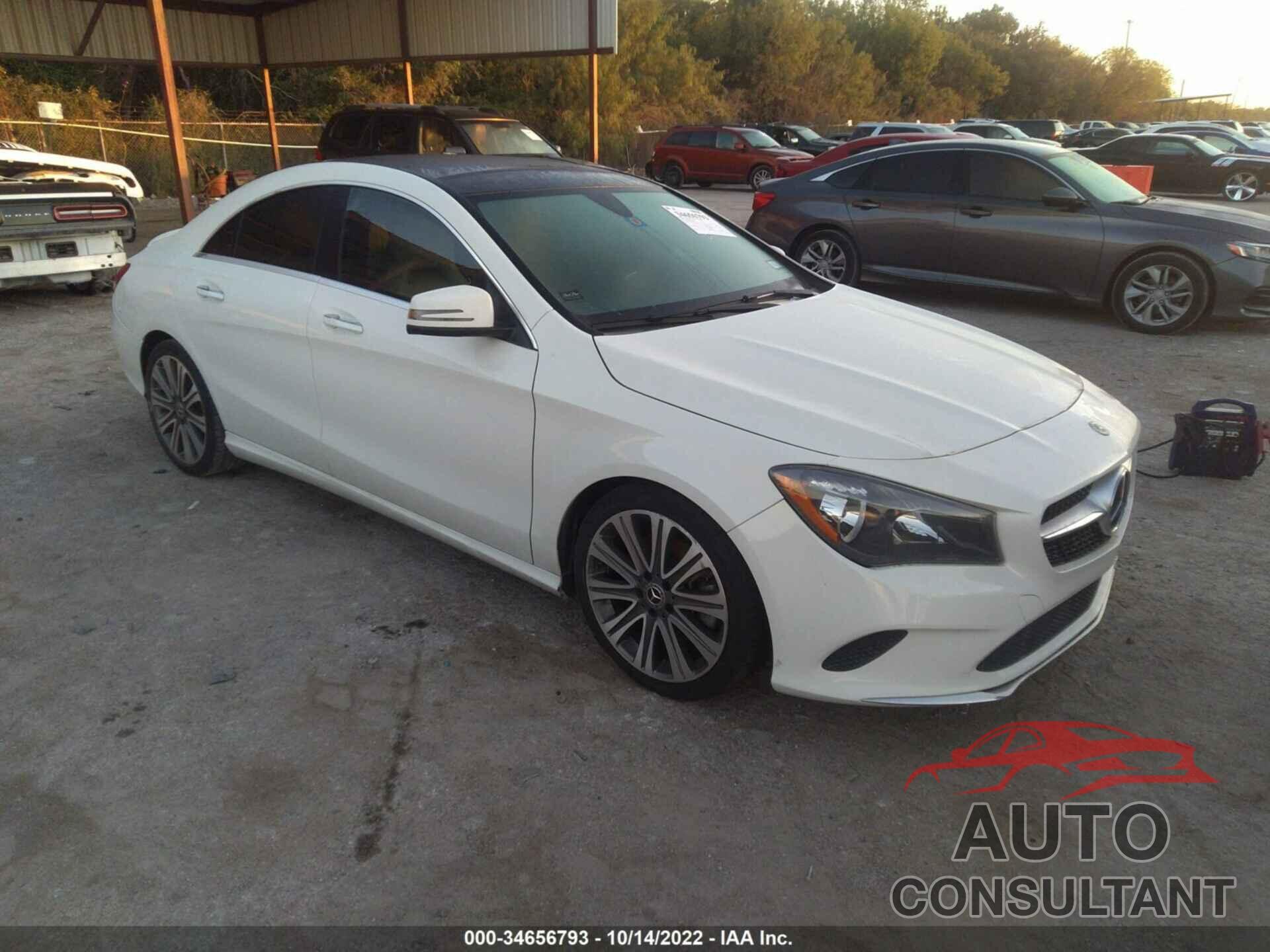 MERCEDES-BENZ CLA 2018 - WDDSJ4GB2JN544935