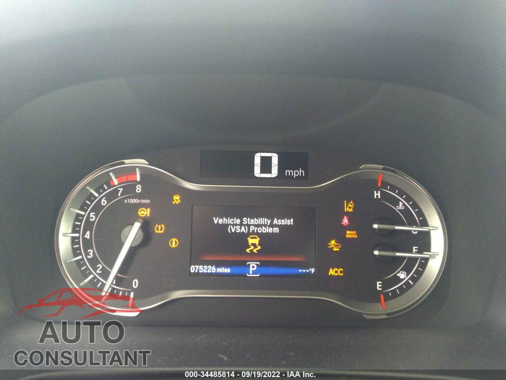 HONDA PILOT 2017 - 5FNYF5H94HB039253