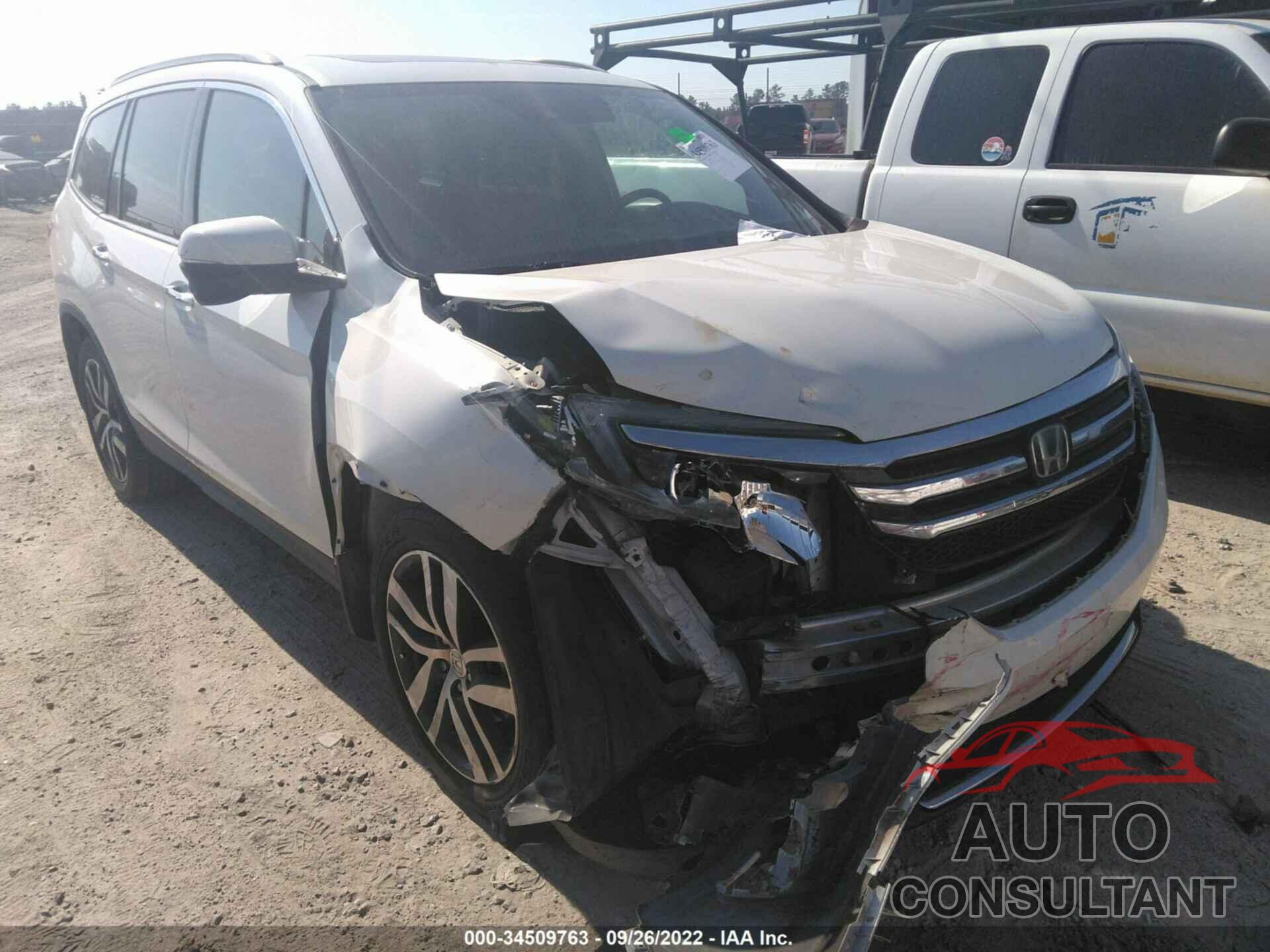HONDA PILOT 2016 - 5FNYF5H91GB016320