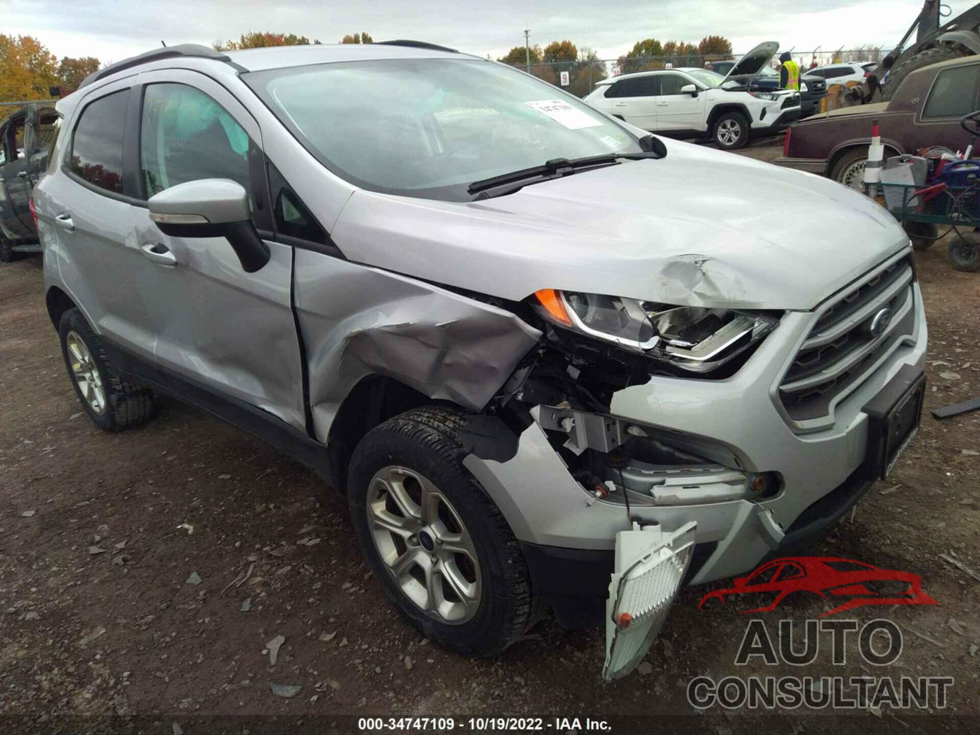 FORD ECOSPORT 2020 - MAJ6S3GL2LC325294