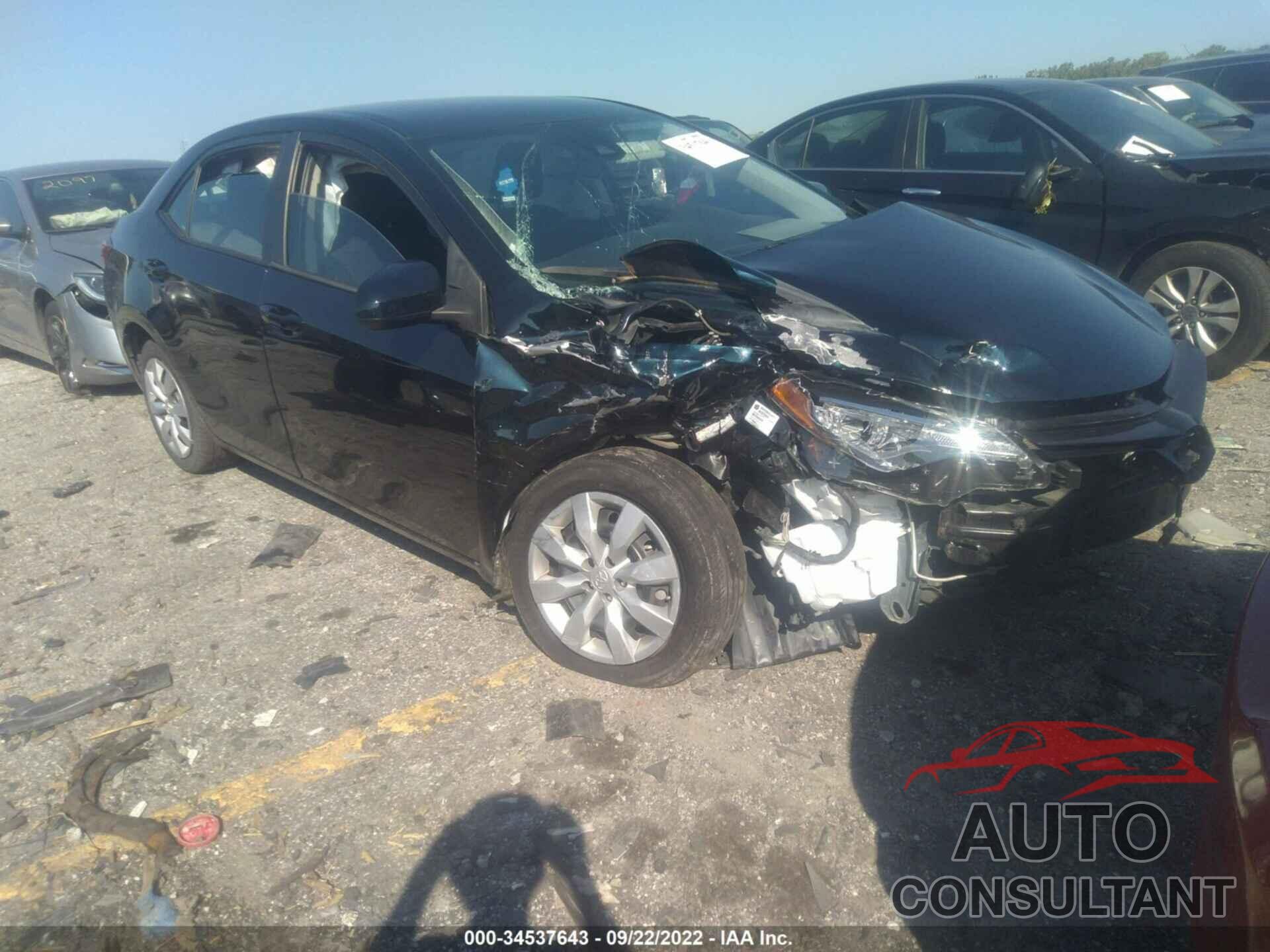 TOYOTA COROLLA 2017 - 2T1BURHE3HC896569