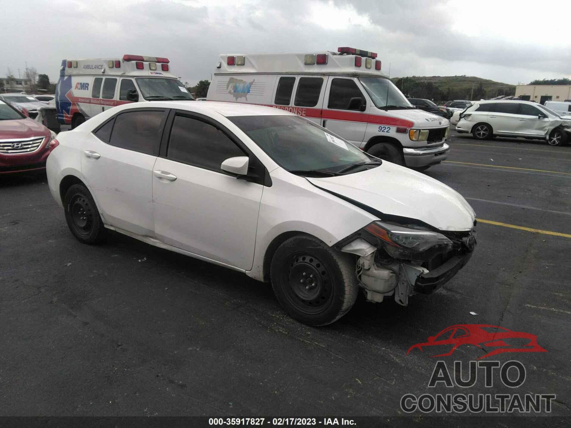 TOYOTA COROLLA 2018 - 2T1BURHE7JC045347