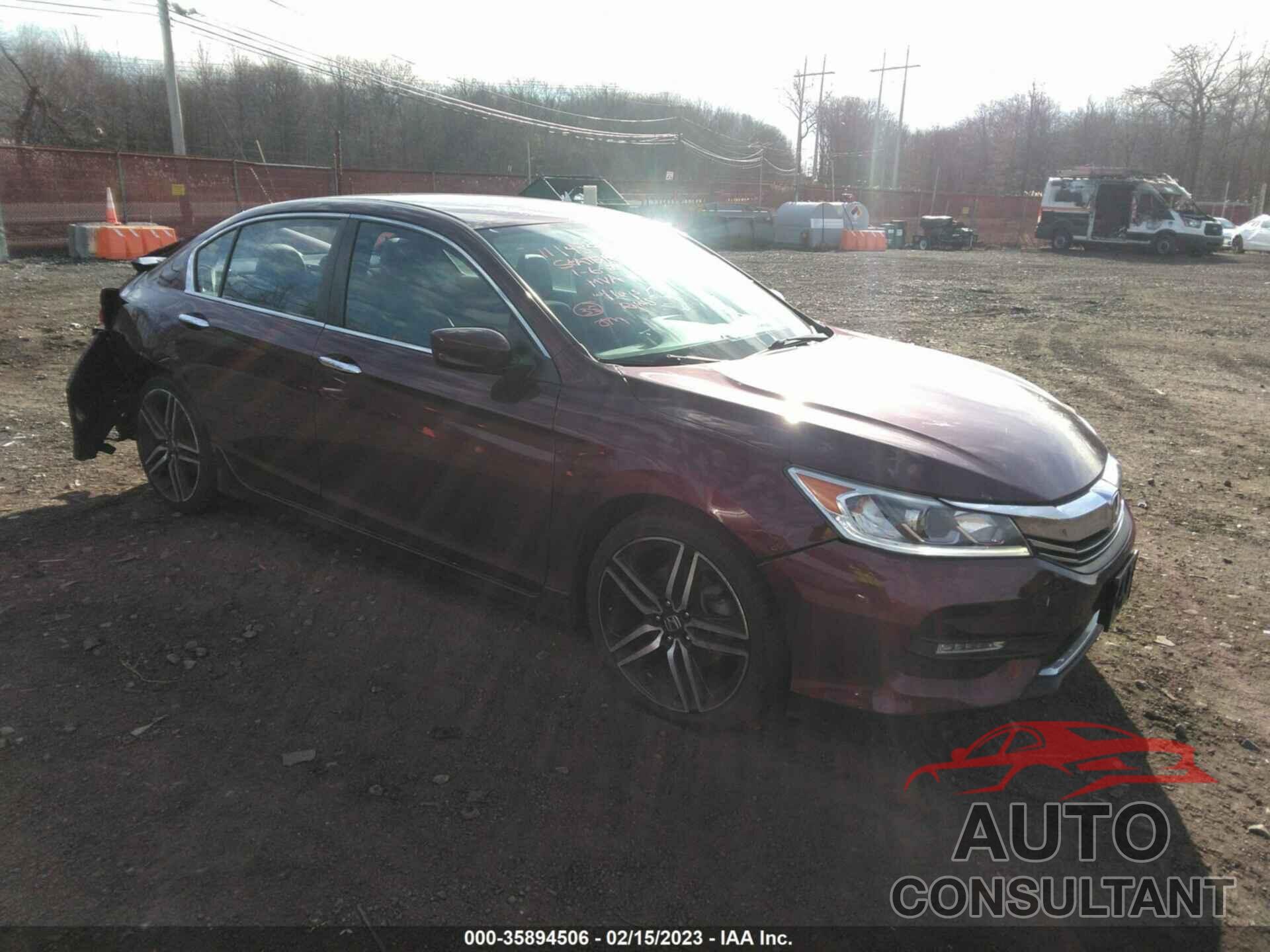 HONDA ACCORD SEDAN 2016 - 1HGCR2F58GA128493