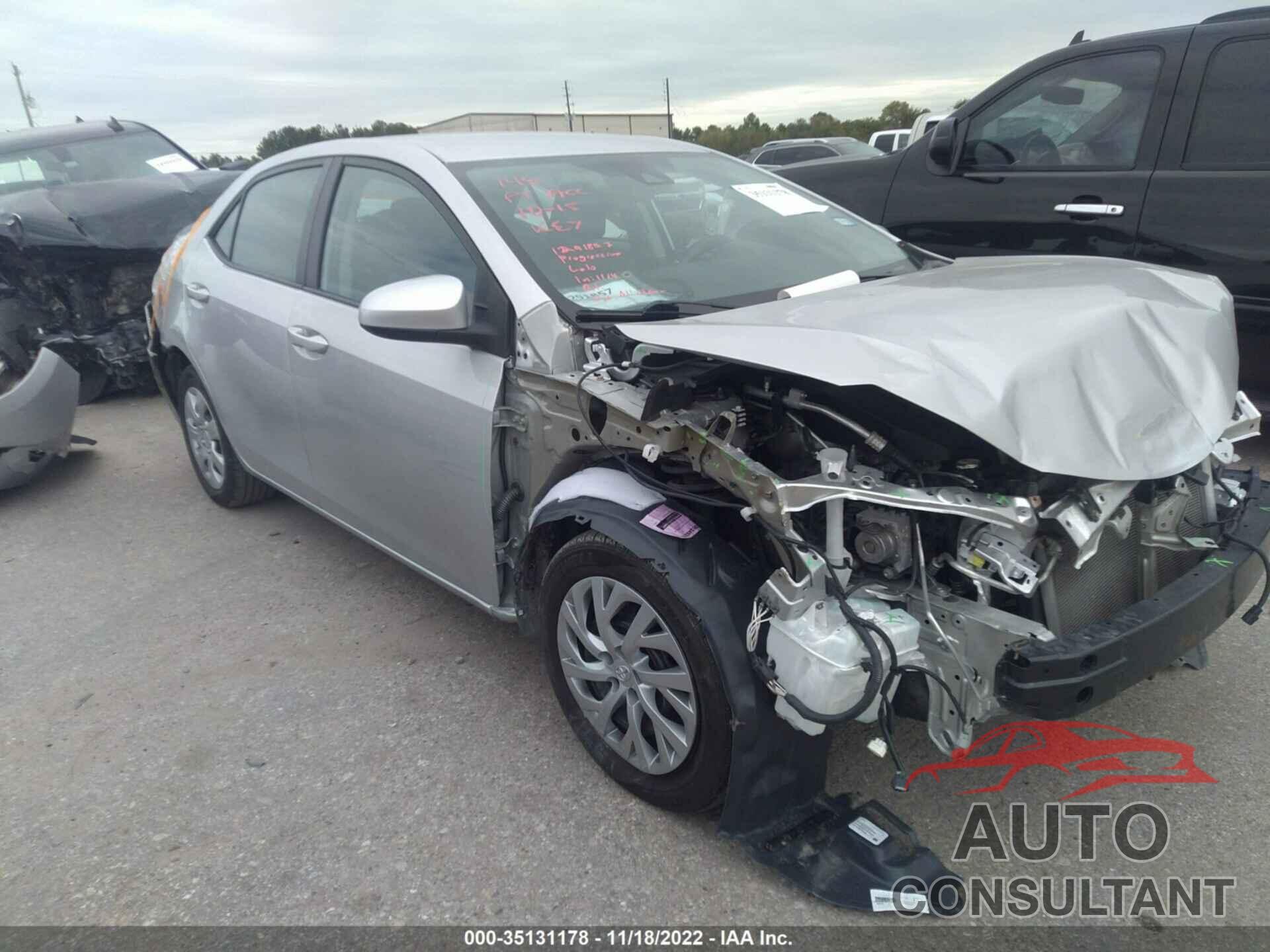 TOYOTA COROLLA 2018 - 5YFBURHE4JP855003