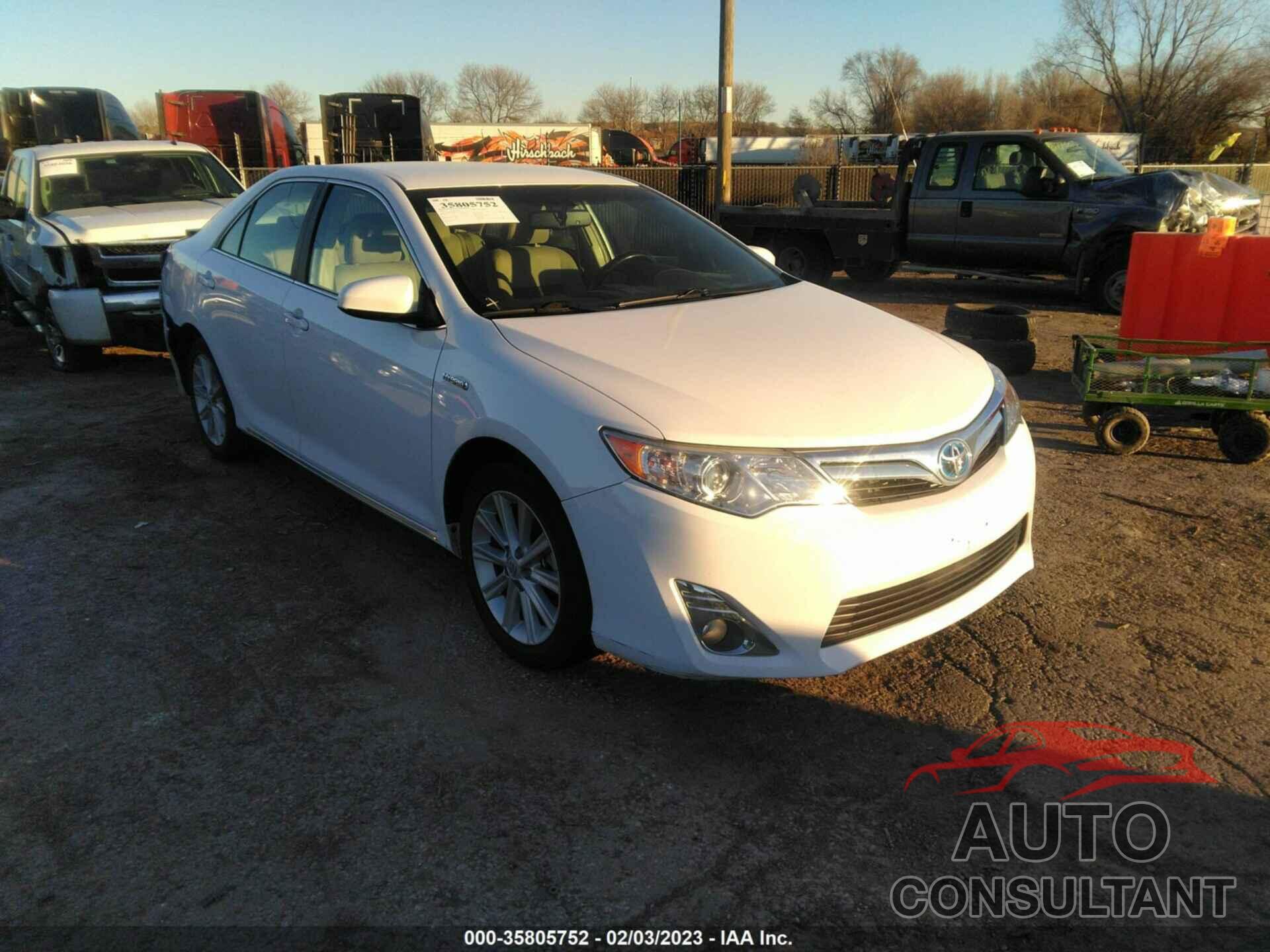 TOYOTA CAMRY HYBRID 2013 - 4T1BD1FK8DU093405