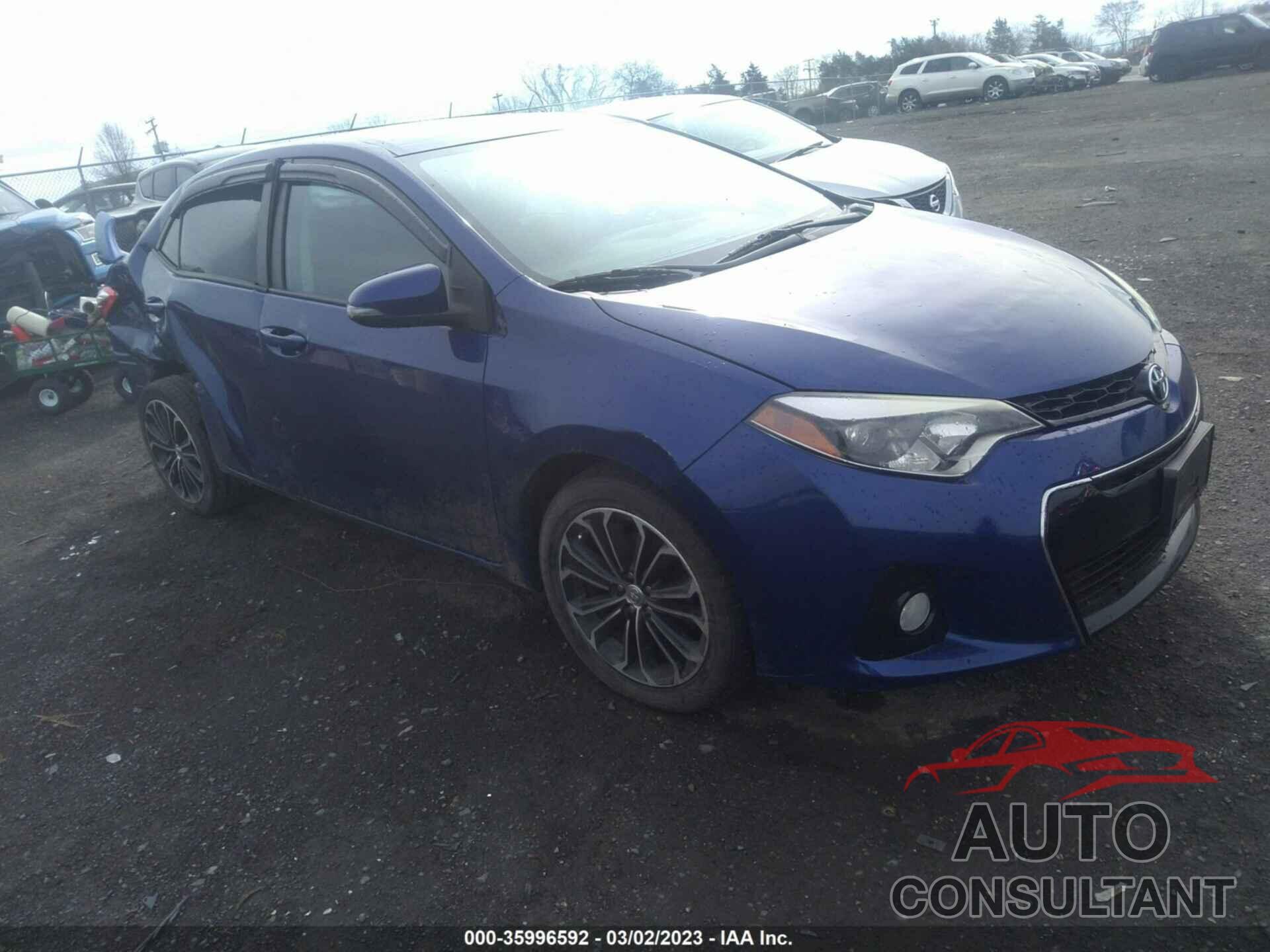 TOYOTA COROLLA 2016 - 5YFBURHE9GP403072
