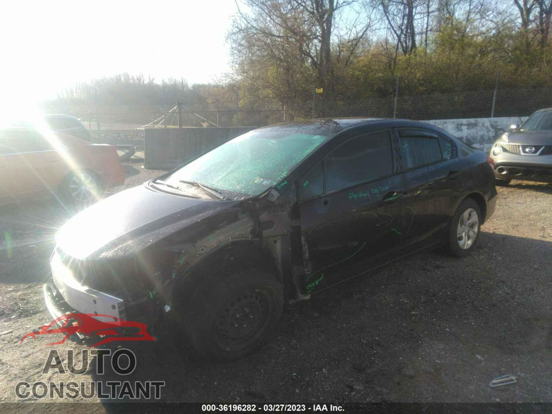 HONDA CIVIC 2013 - 2HGFB2F56DH600754