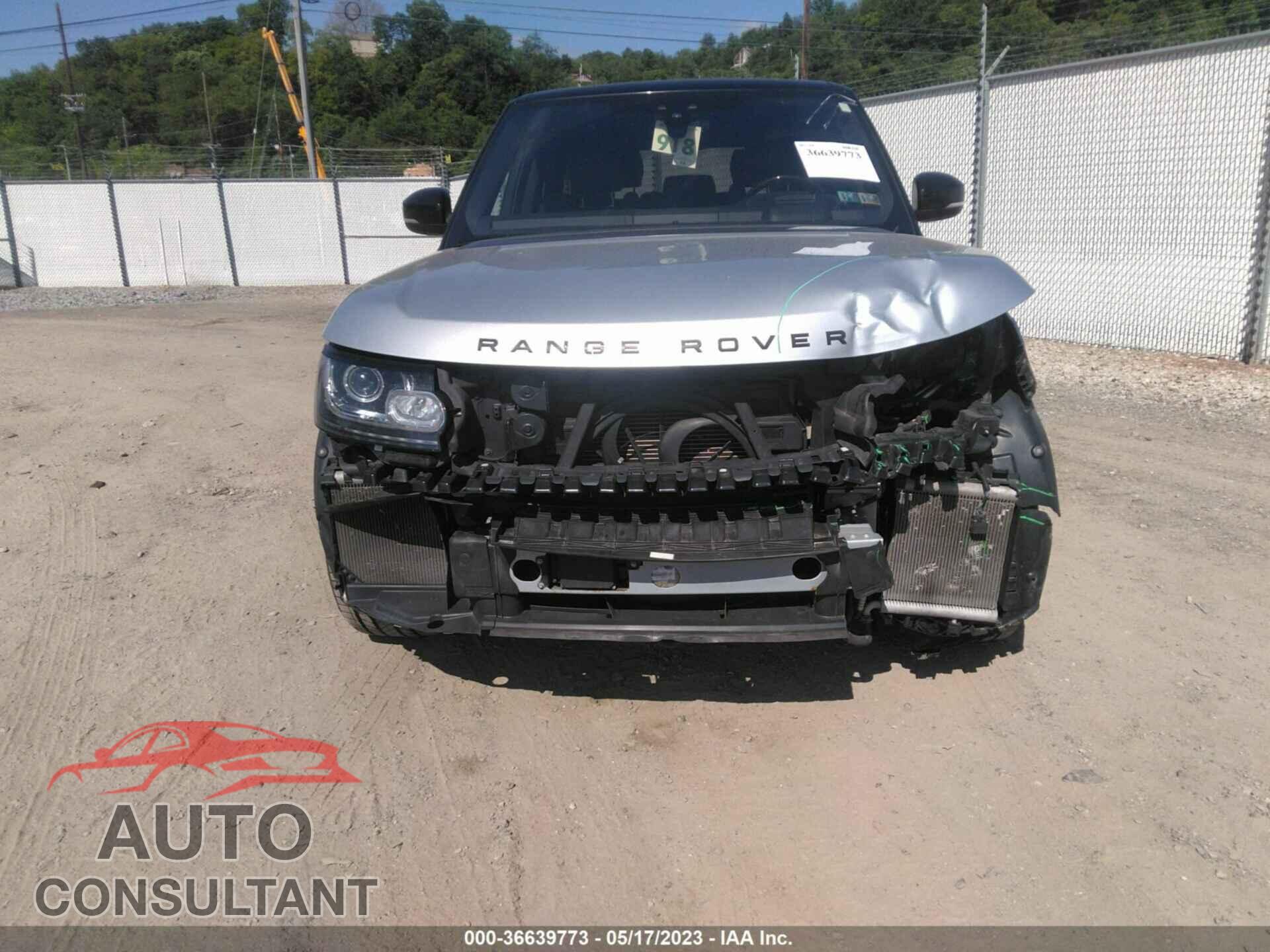 LAND ROVER RANGE ROVER 2017 - SALGS2FE0HA344854