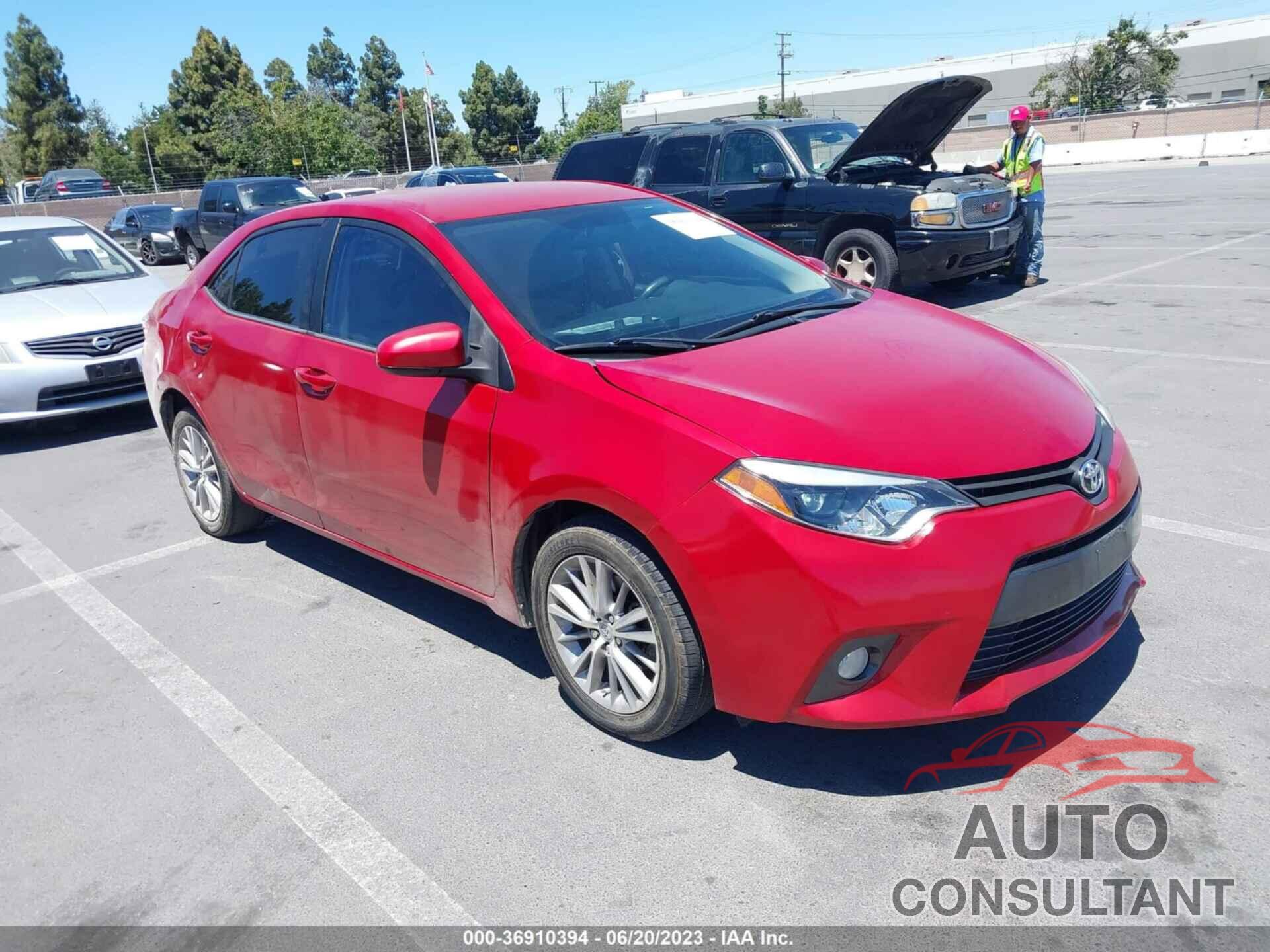 TOYOTA COROLLA 2015 - 5YFBURHE8FP337130