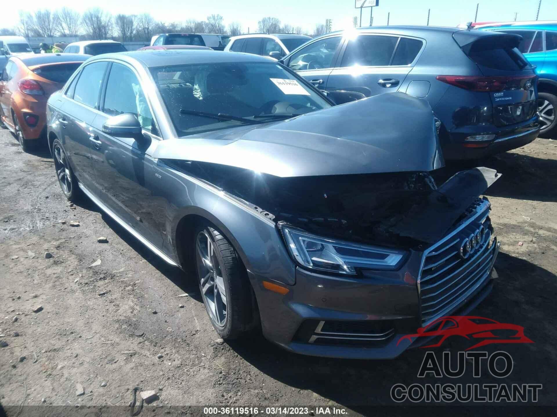 AUDI A4 2017 - WAUENAF45HN041307