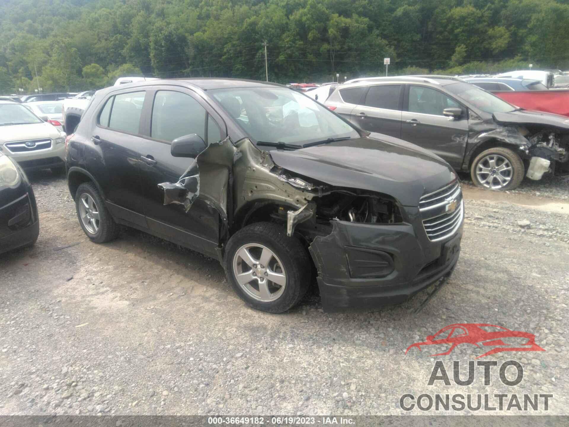 CHEVROLET TRAX 2016 - 3GNCJNSBXGL246015