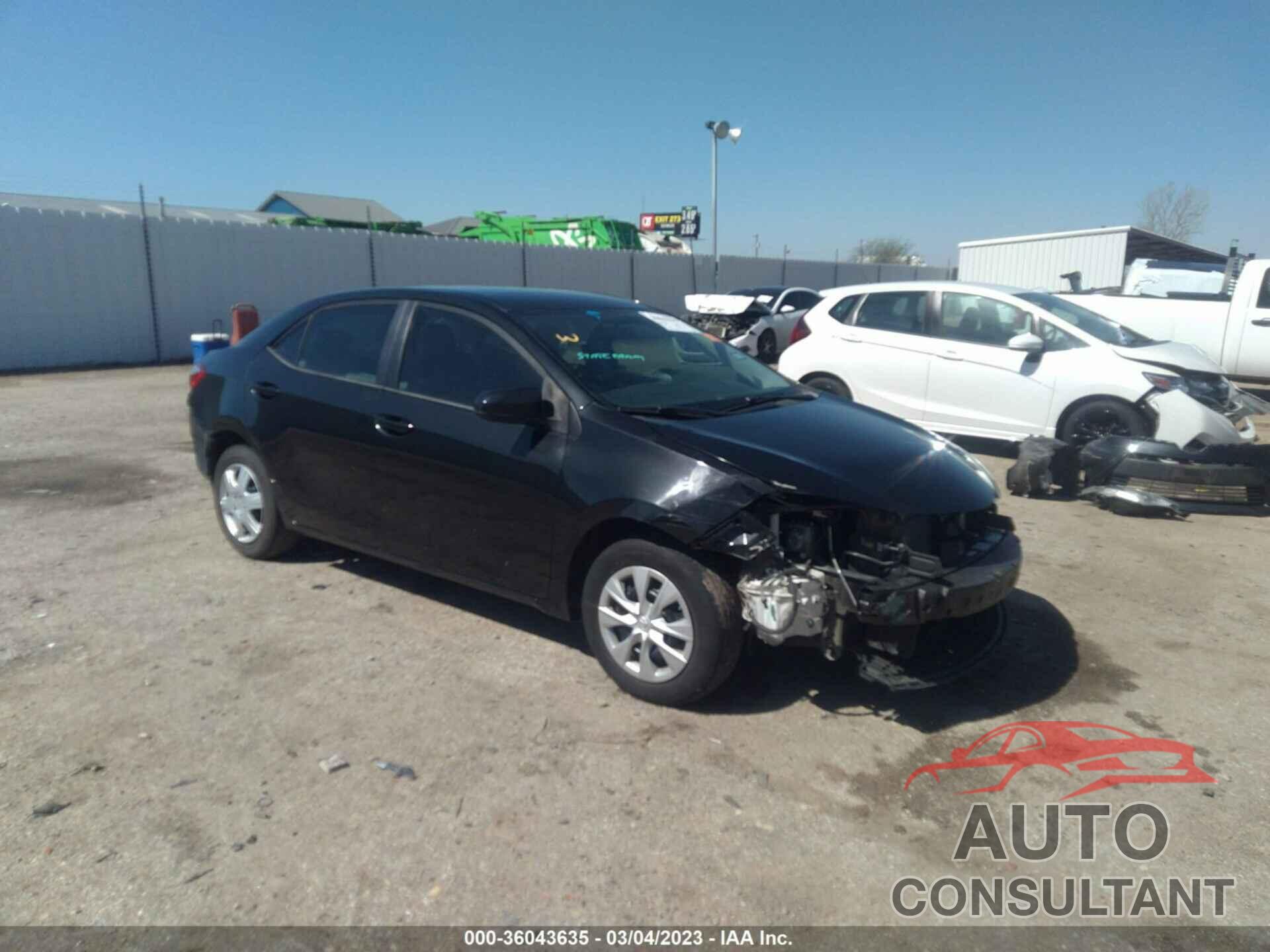 TOYOTA COROLLA 2016 - 5YFBURHE5GP398971