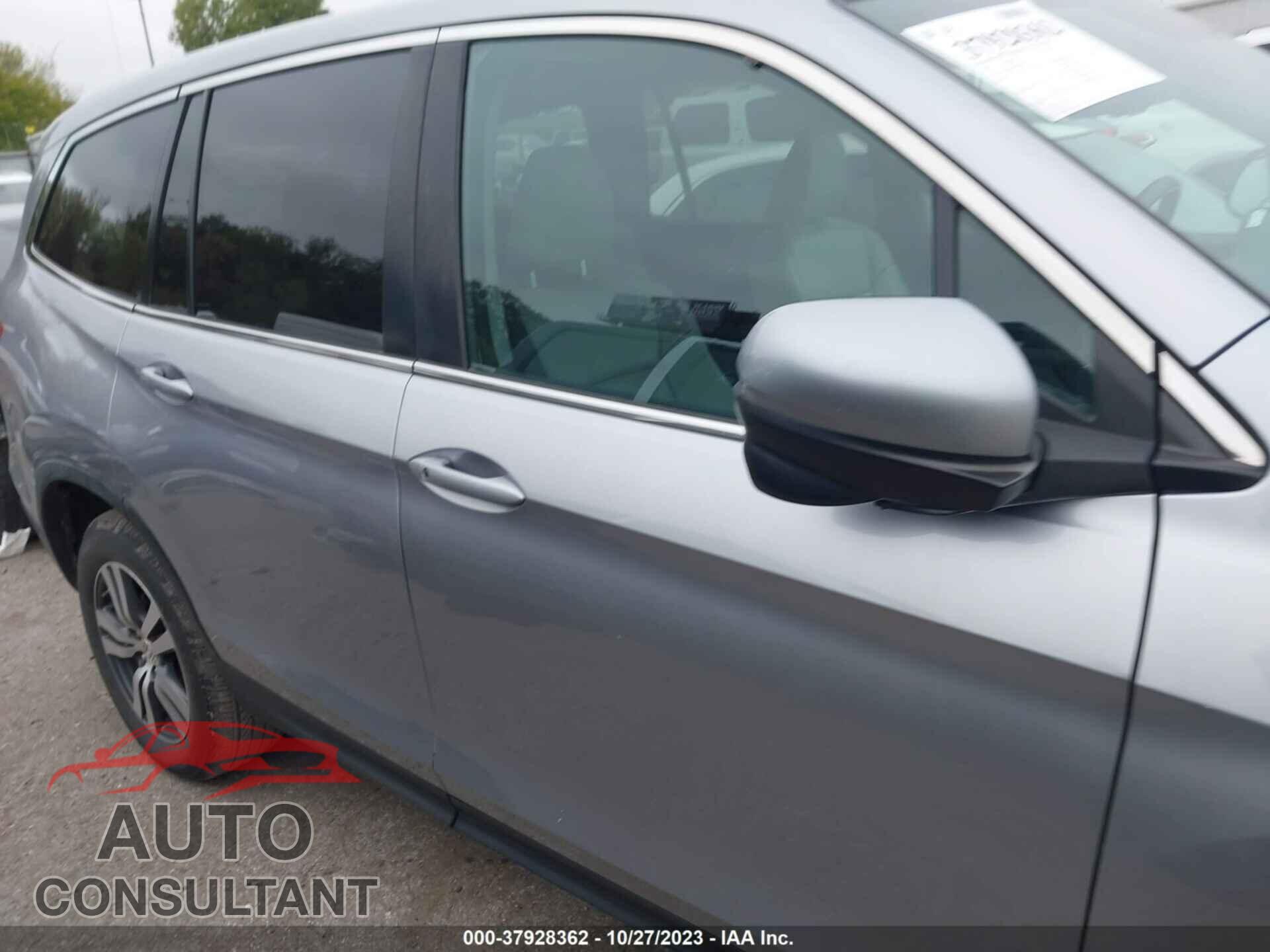HONDA PILOT 2017 - 5FNYF6H50HB055873