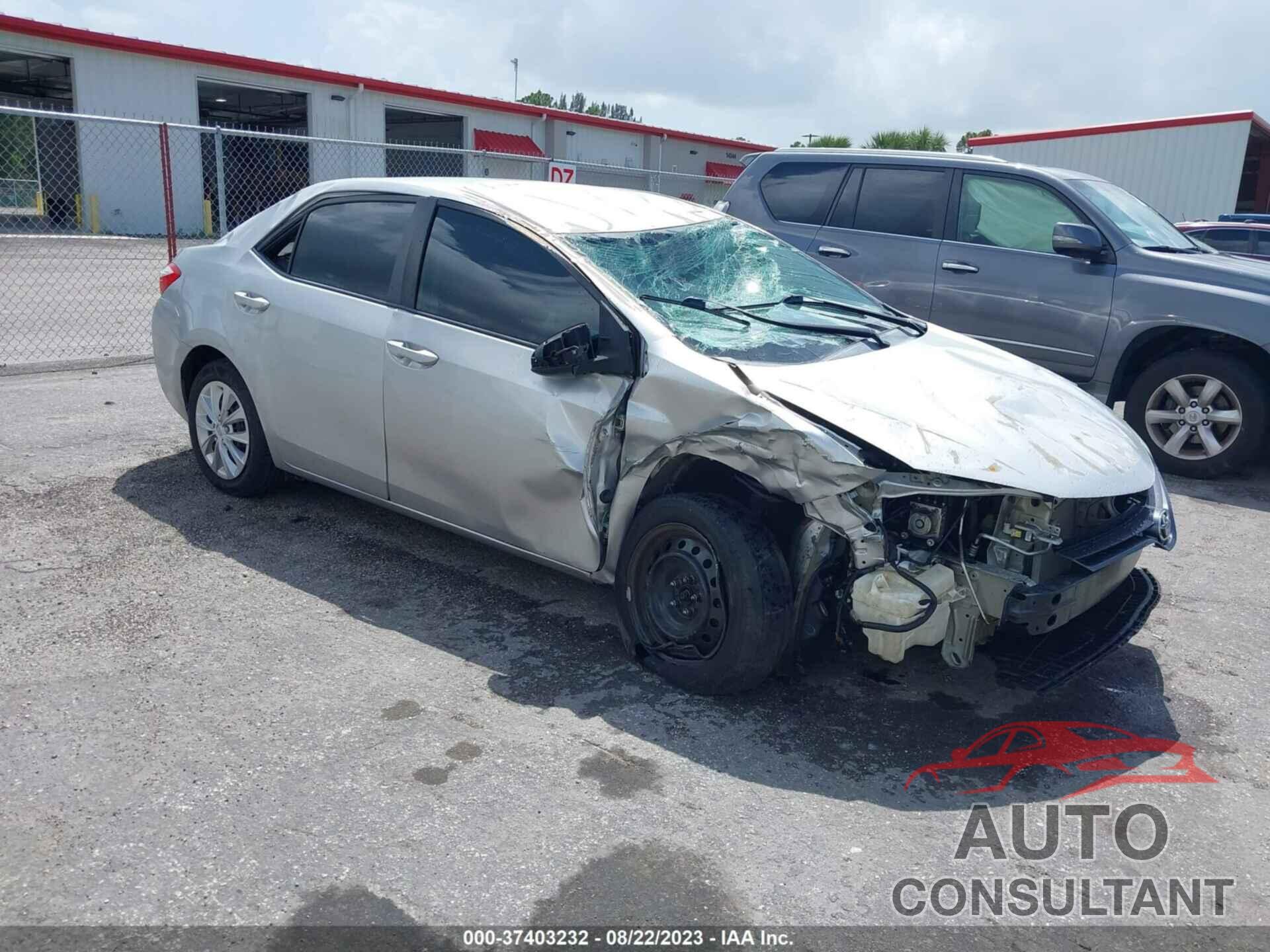TOYOTA COROLLA 2016 - 5YFBURHE9GP404397