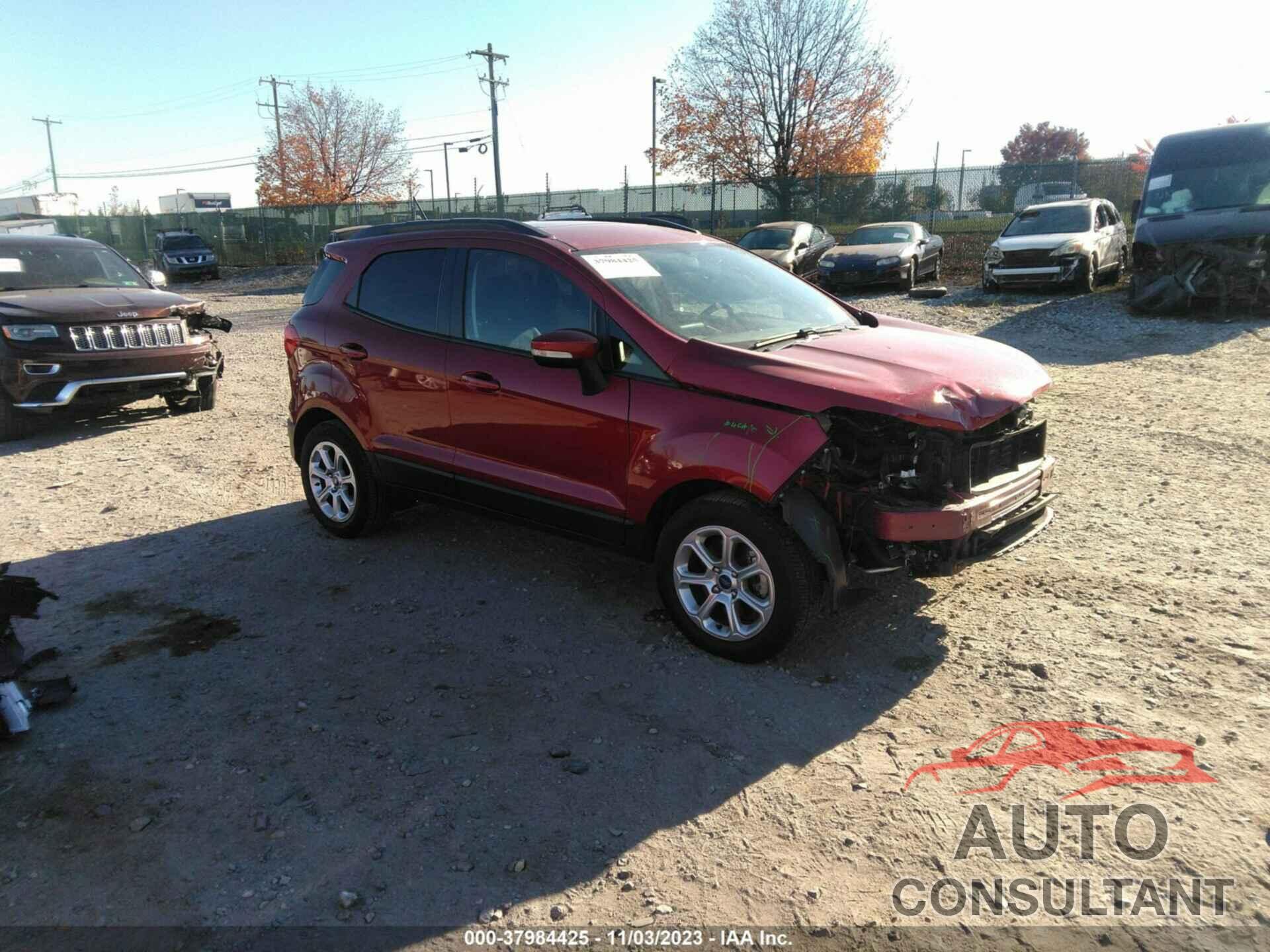 FORD ECOSPORT 2018 - MAJ3P1TE4JC228773