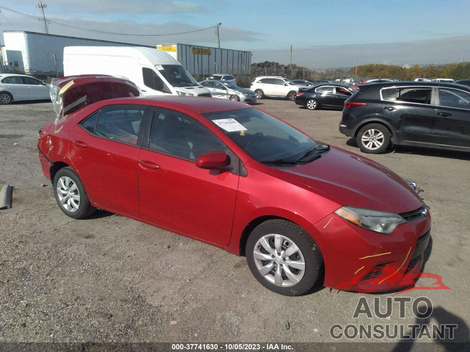 TOYOTA COROLLA 2015 - 2T1BURHE5FC350191
