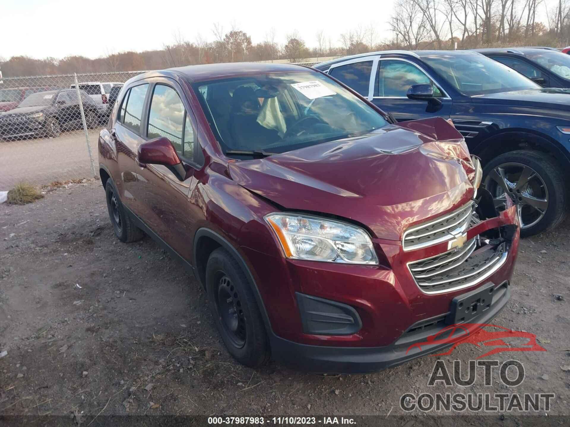 CHEVROLET TRAX 2016 - 3GNCJKSB1GL266572