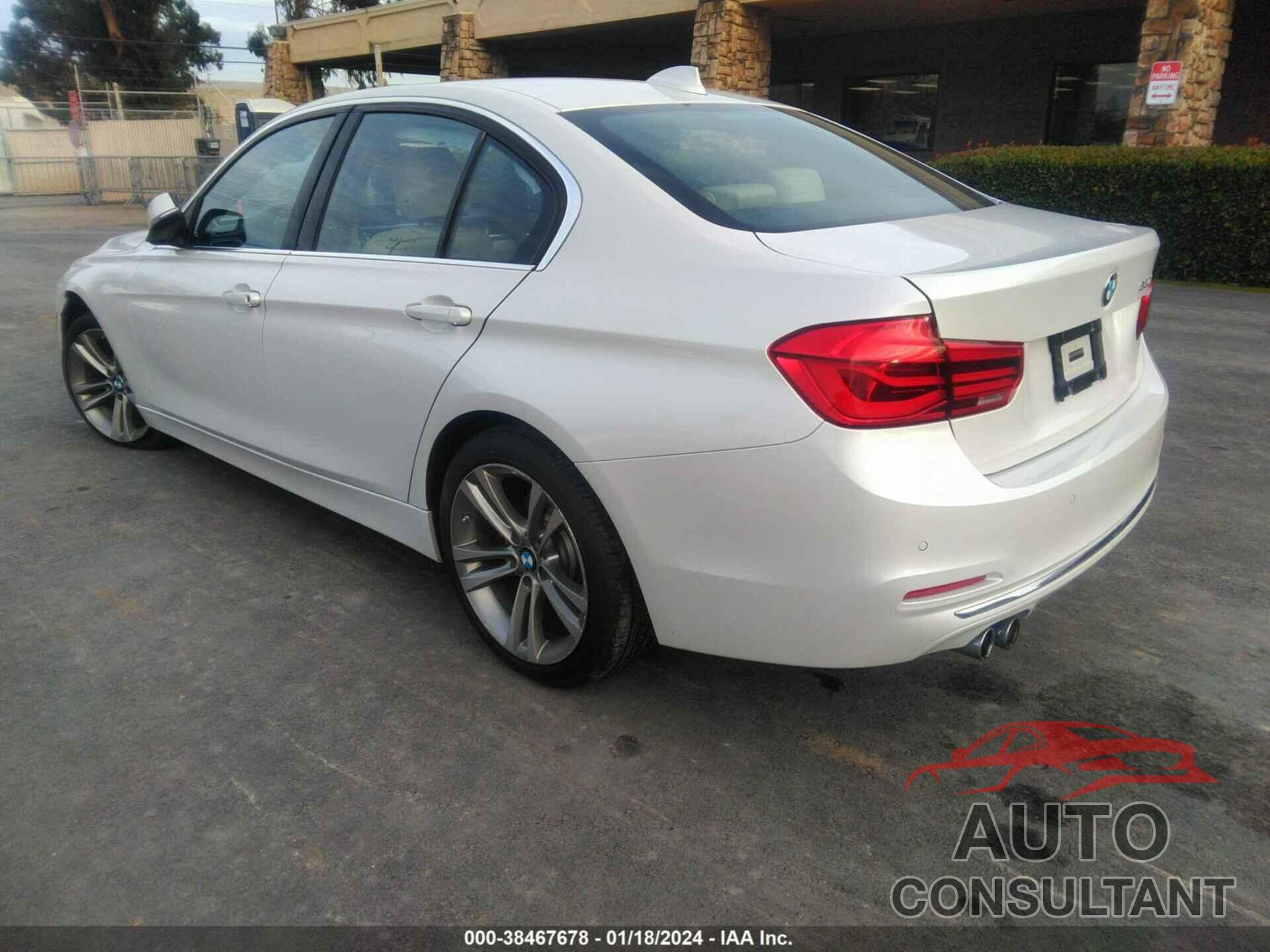 BMW 330I 2017 - WBA8B9G33HNU52201