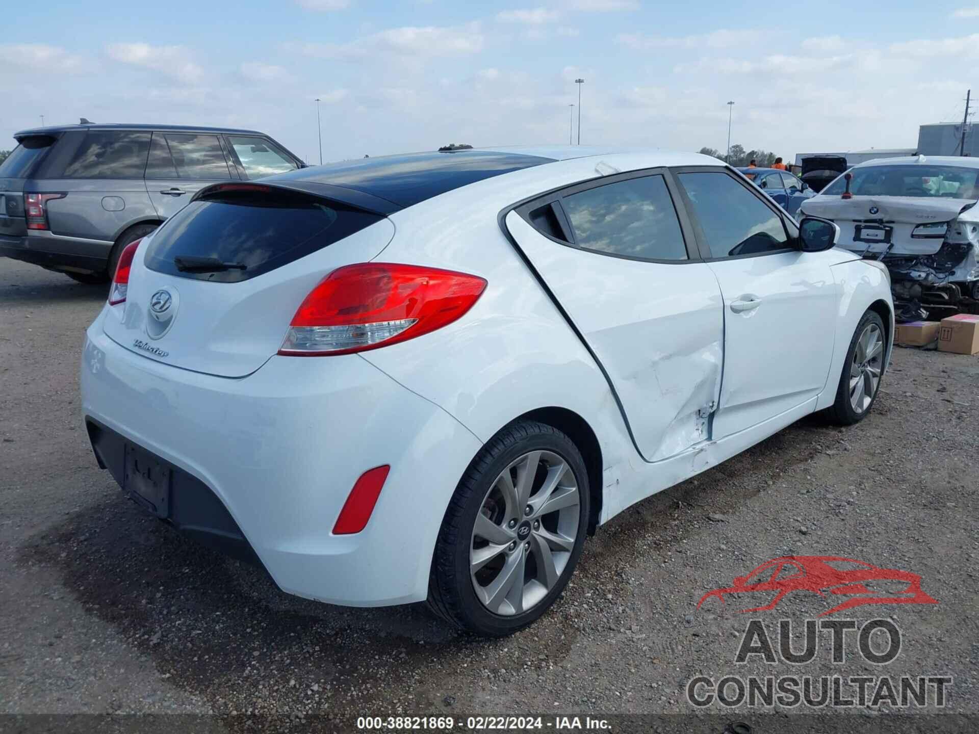 HYUNDAI VELOSTER 2017 - KMHTC6AD6HU311215