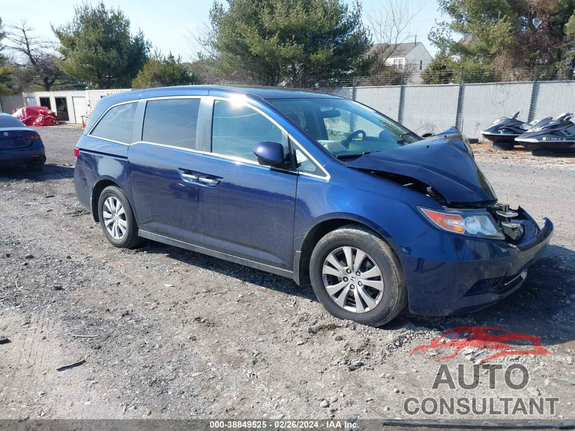 HONDA ODYSSEY 2016 - 5FNRL5H39GB153353