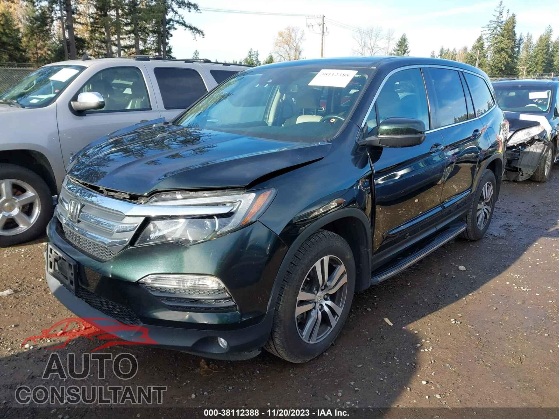 HONDA PILOT 2016 - 5FNYF6H61GB002848