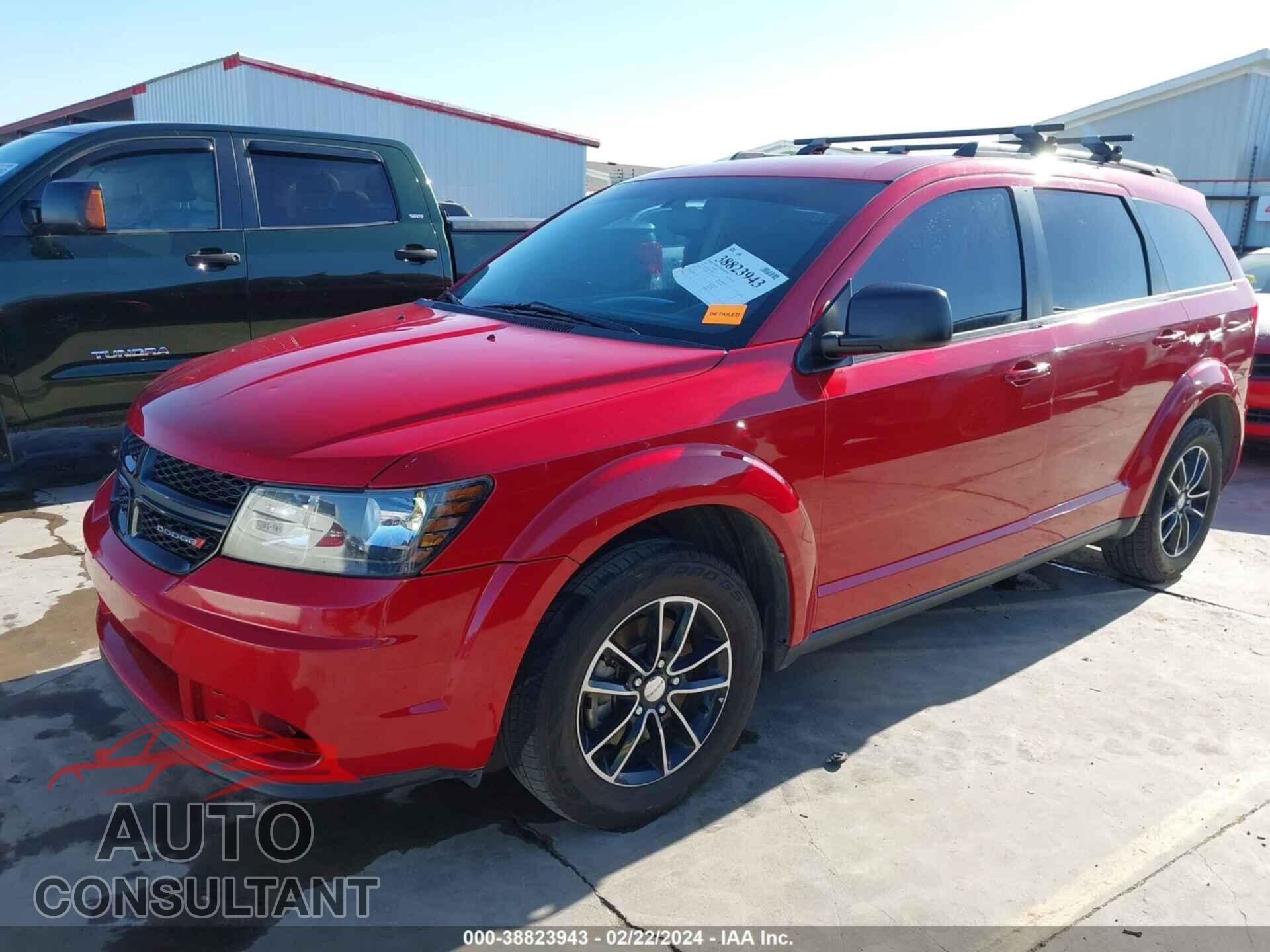 DODGE JOURNEY 2017 - 3C4PDCAB7HT676108