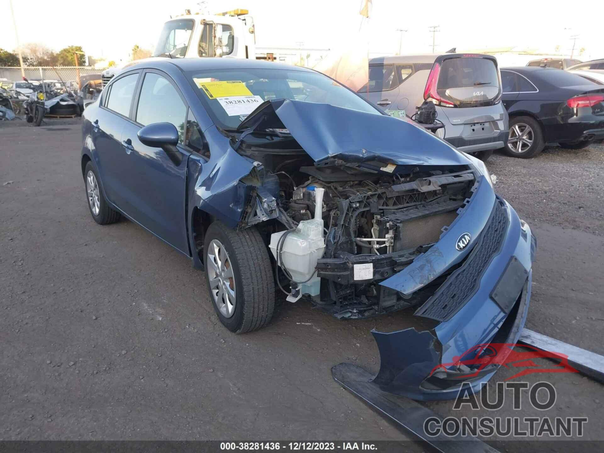 KIA RIO 2016 - KNADM4A30G6544590