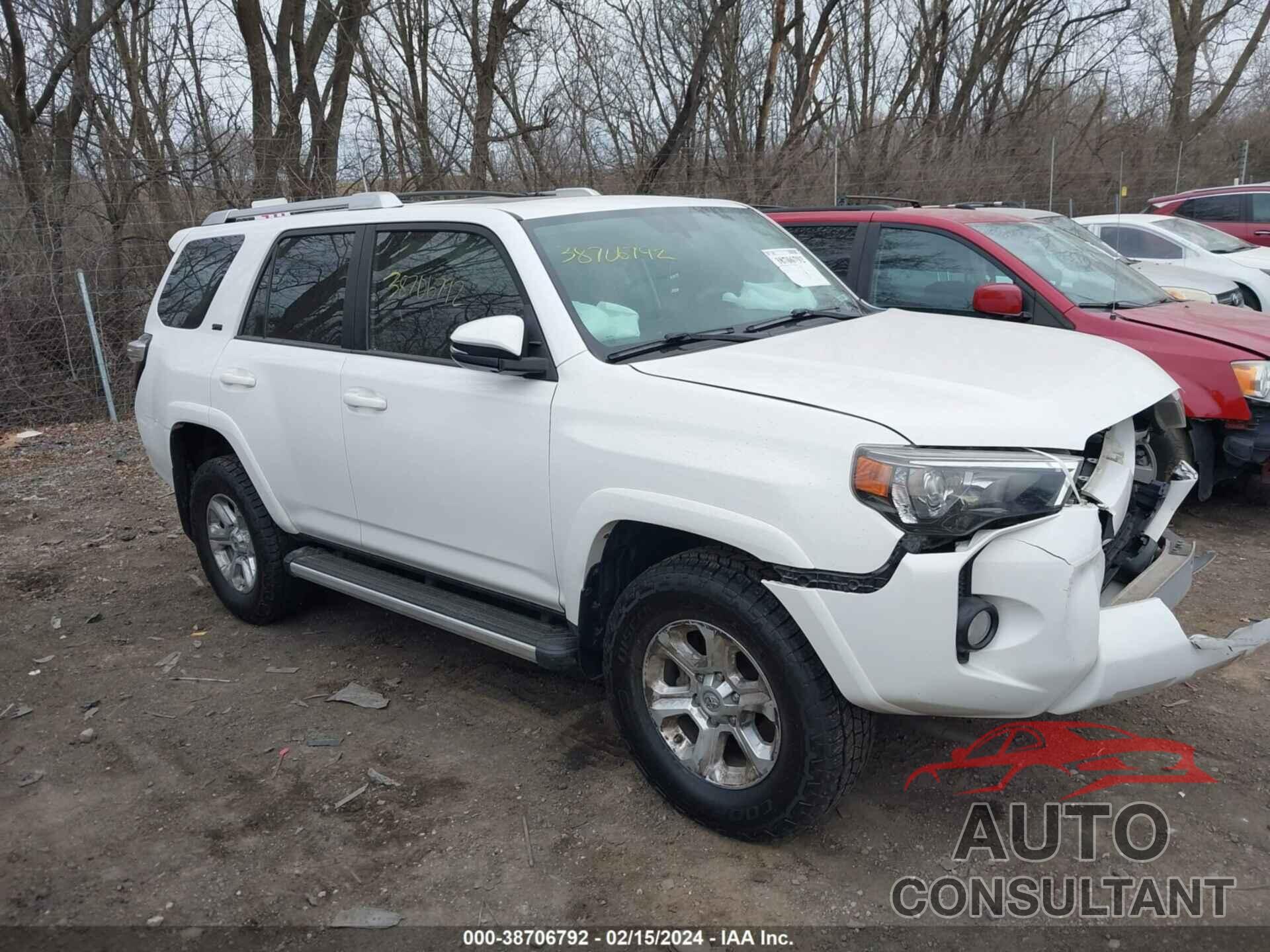 TOYOTA 4RUNNER 2016 - JTEBU5JR0G5398942