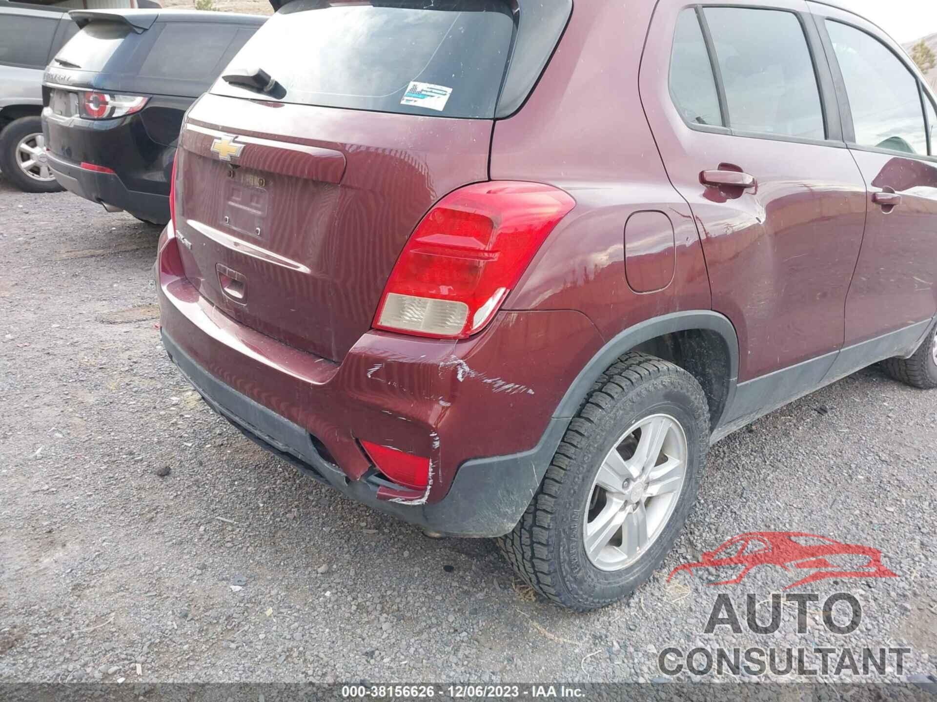 CHEVROLET TRAX 2017 - 3GNCJNSB3HL202293