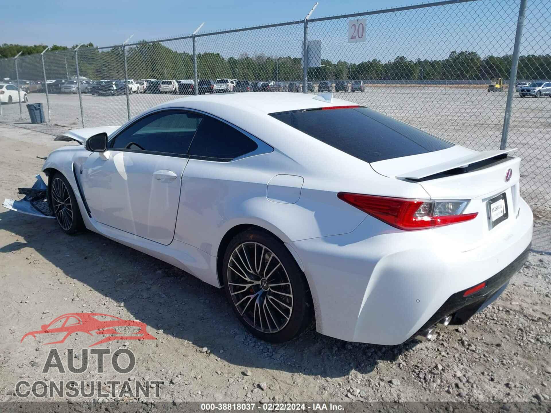 LEXUS RC F 2016 - JTHHP5BC3G5005093