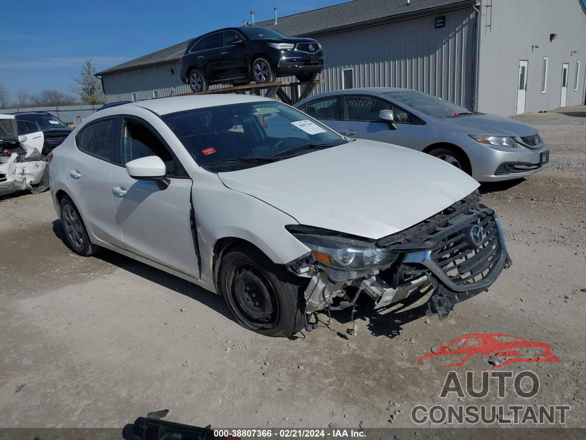 MAZDA MAZDA3 2017 - JM1BN1U79H1112096