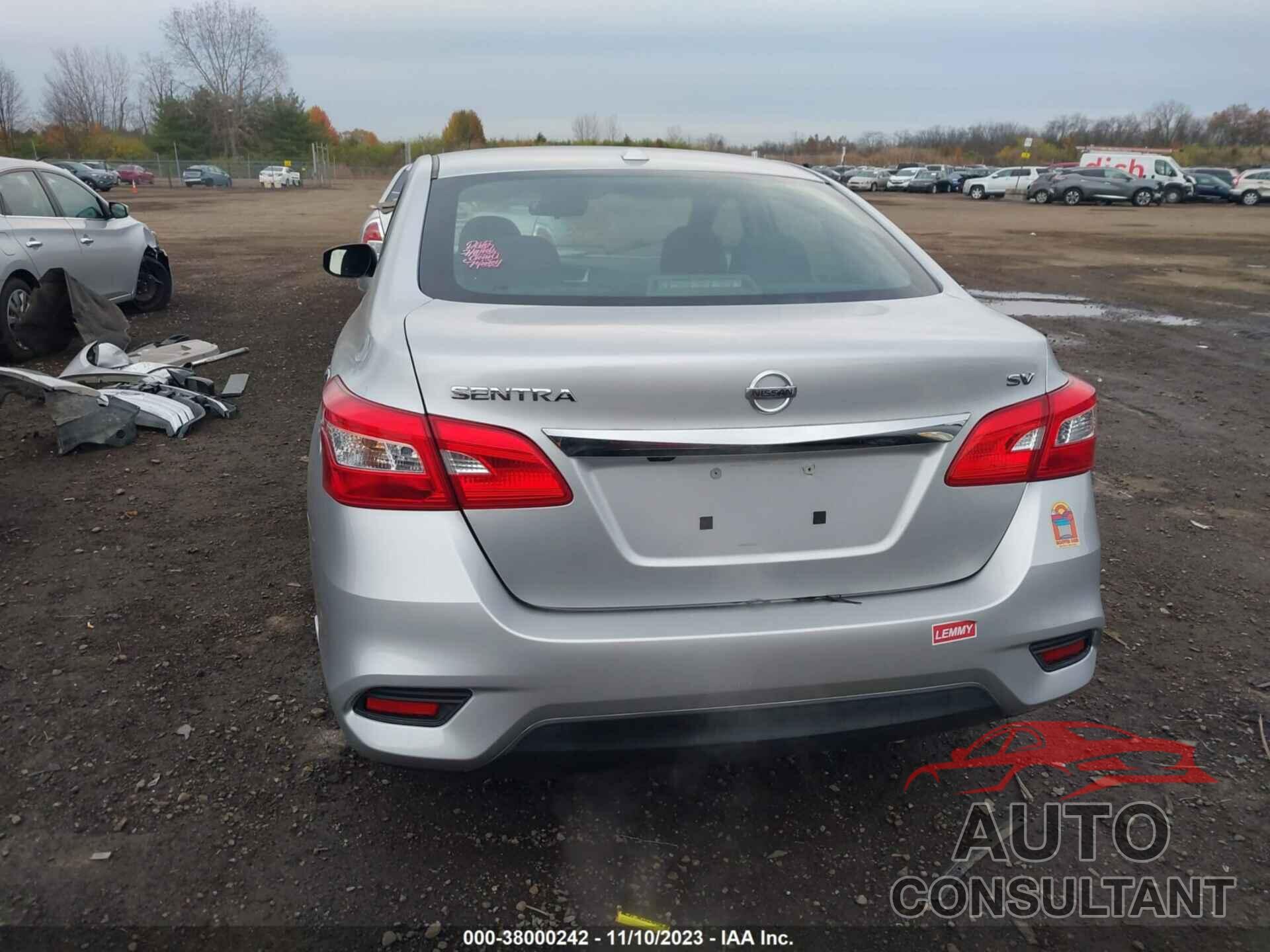 NISSAN SENTRA 2017 - 3N1AB7AP3HY205075