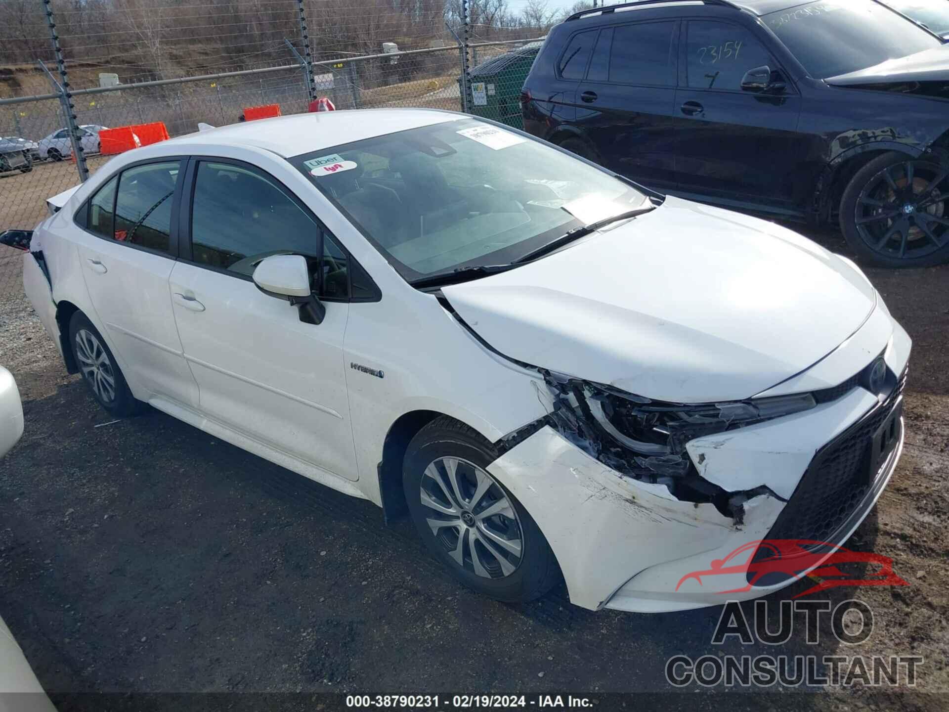 TOYOTA COROLLA 2020 - JTDEBRBEXLJ010305