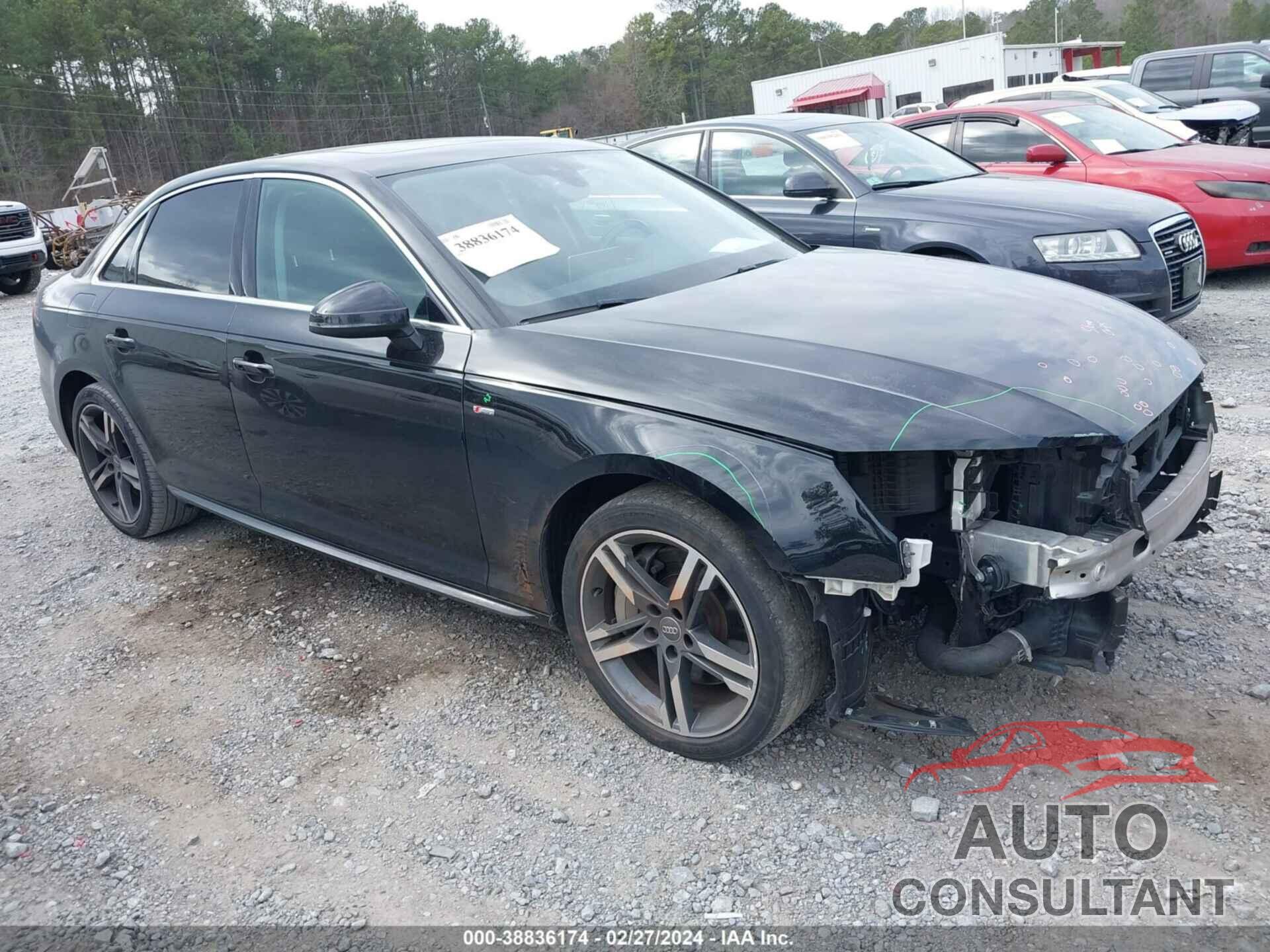 AUDI A4 2017 - WAUENAF42HN047534