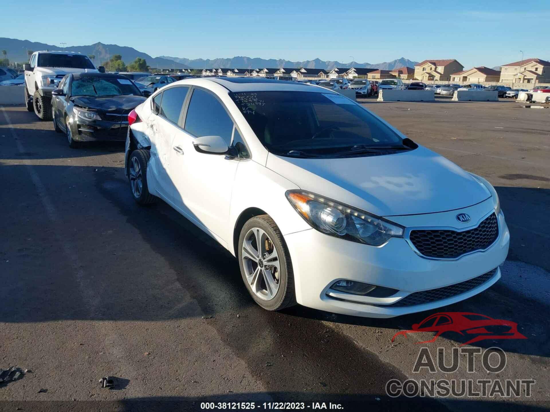 KIA FORTE 2016 - KNAFZ4A85G5574597