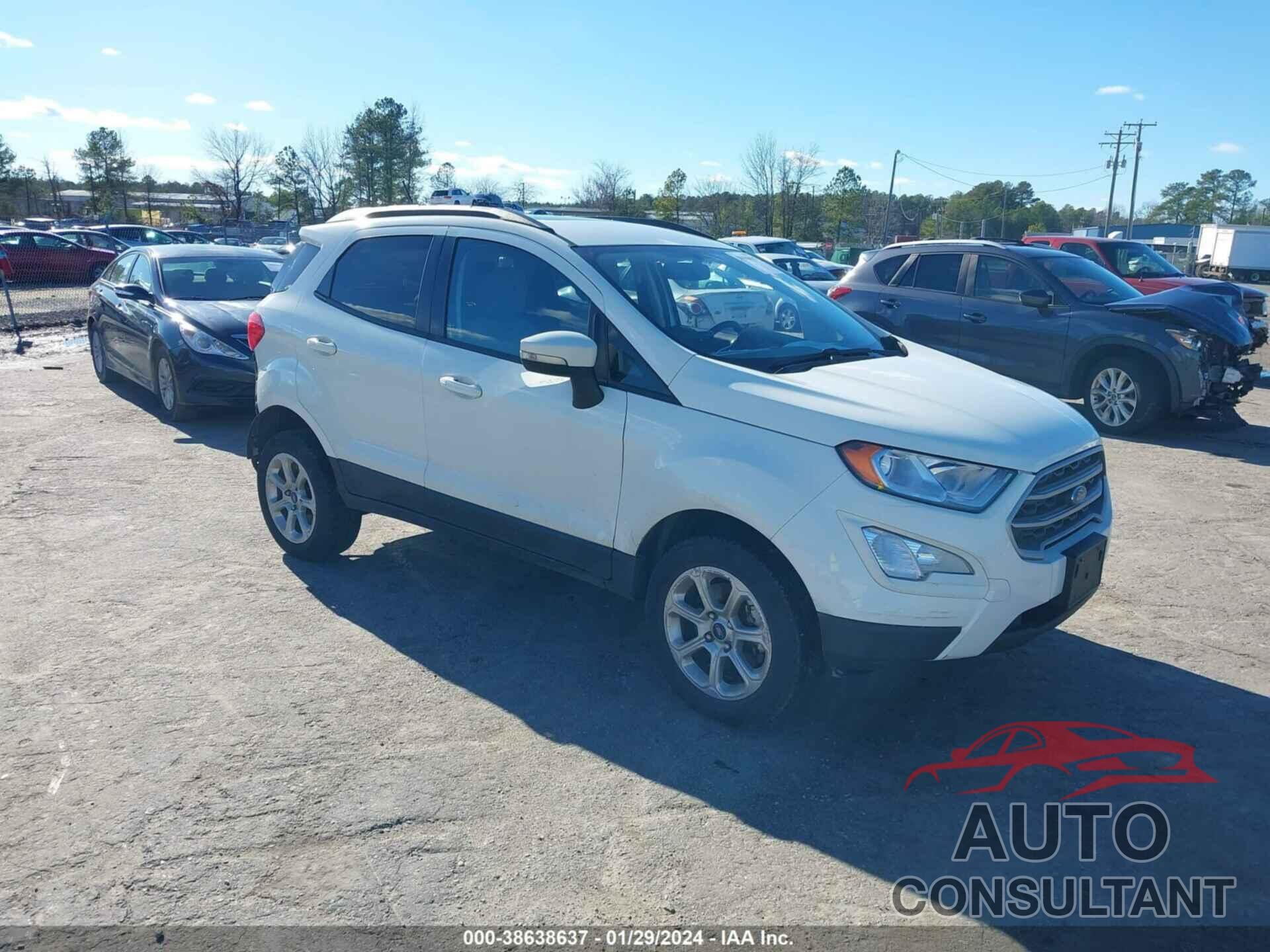 FORD ECOSPORT 2020 - MAJ6S3GL8LC341600