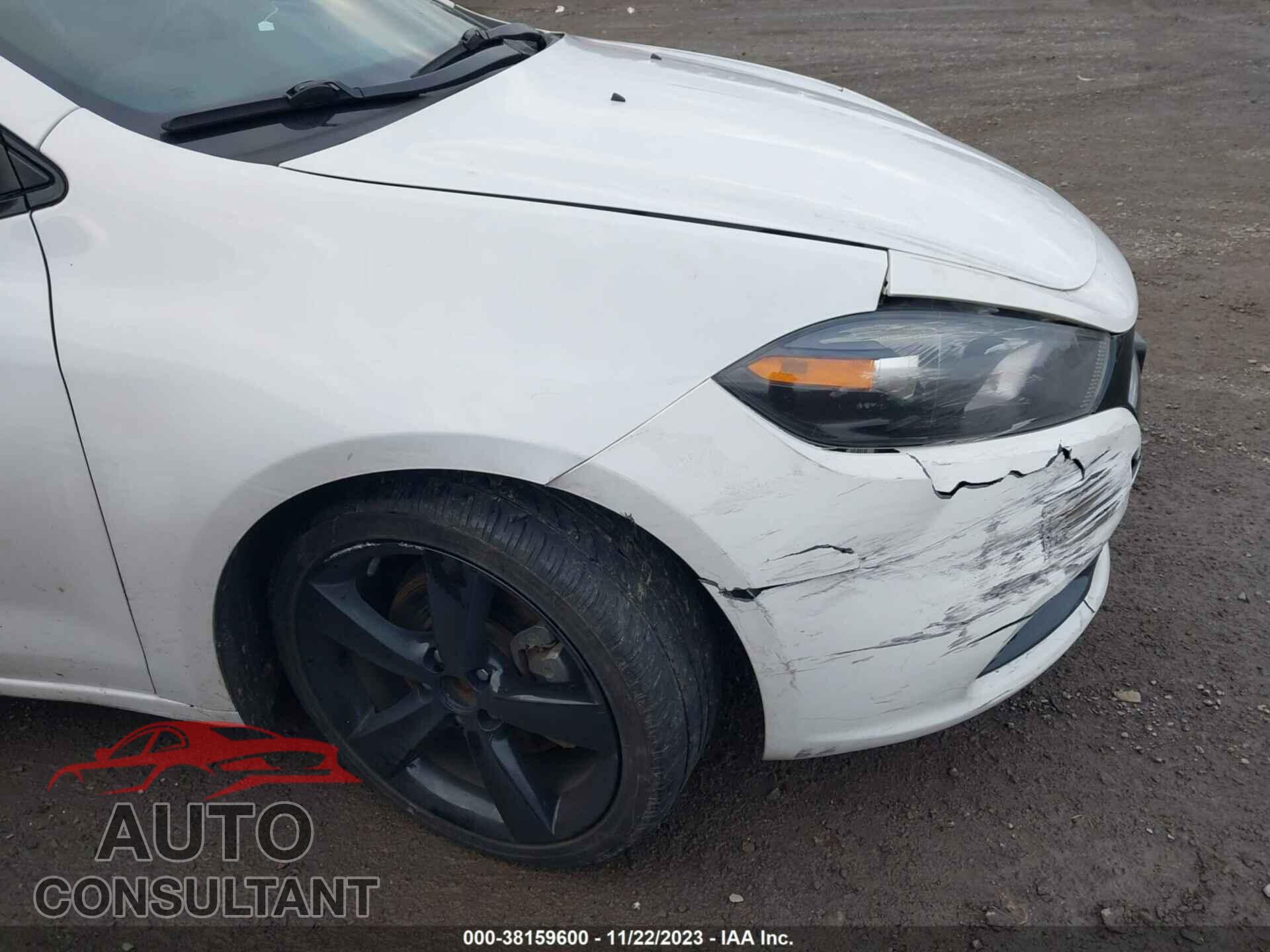 DODGE DART 2015 - 1C3CDFBB9FD405640