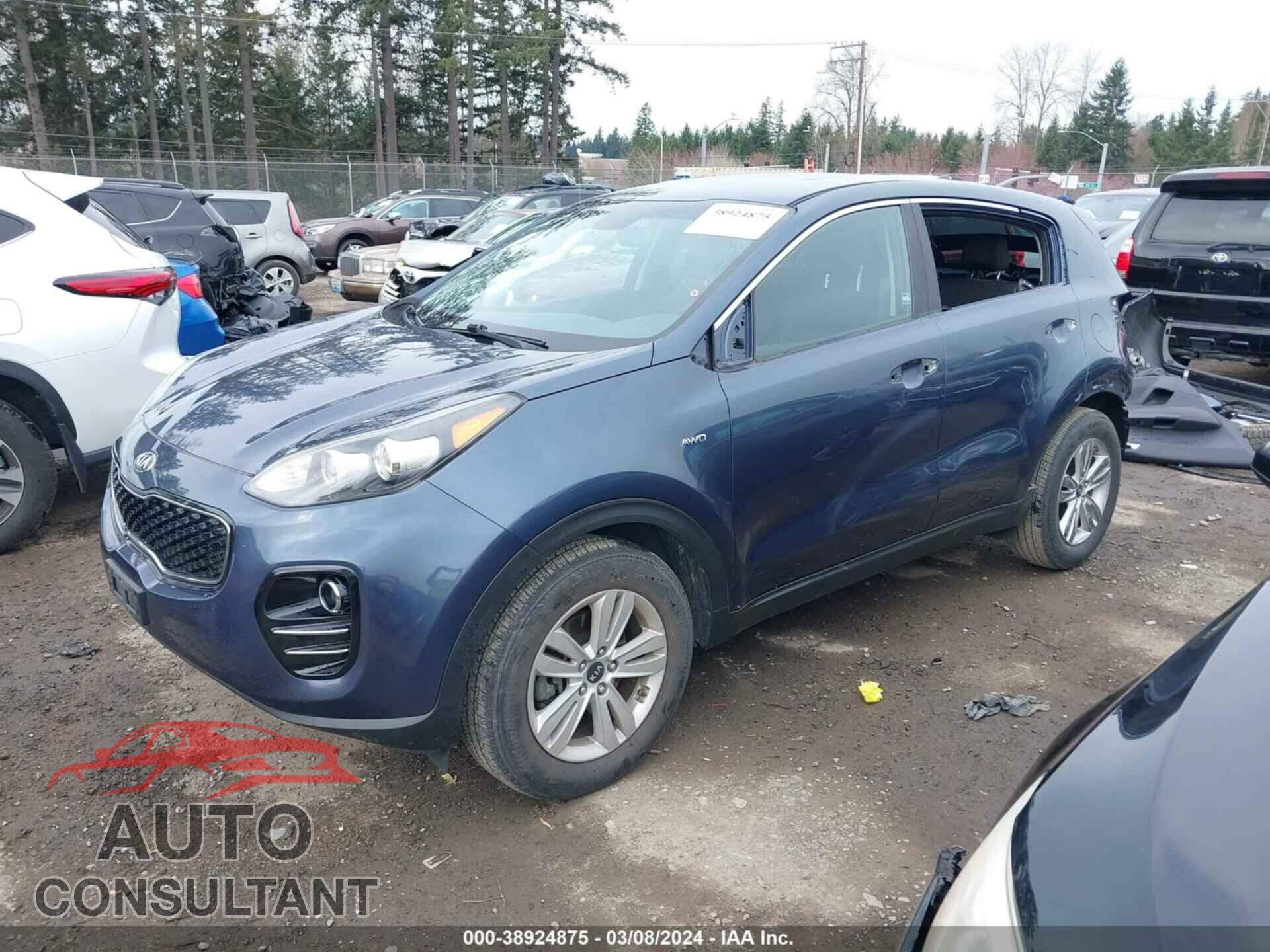 KIA SPORTAGE 2017 - KNDPMCAC8H7079384