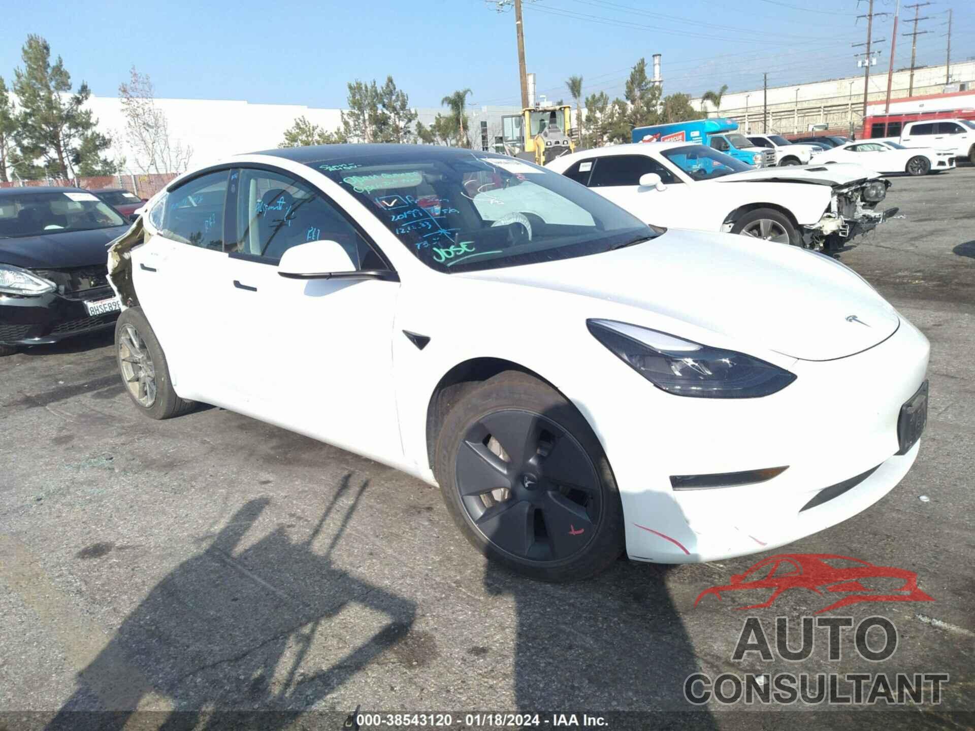 TESLA MODEL 3 2022 - 5YJ3E1EA9NF122418